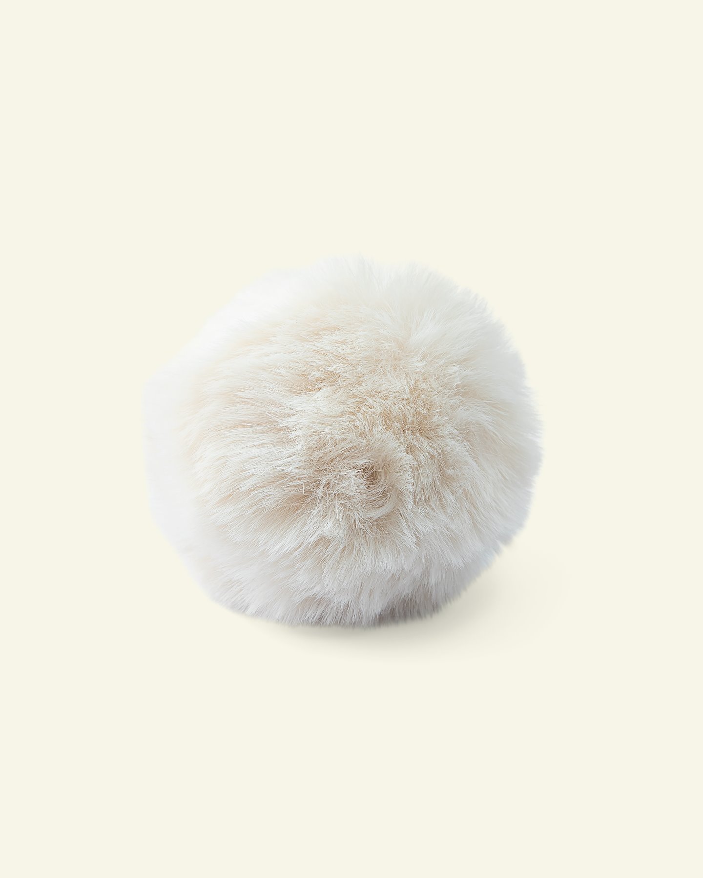 Pompon w/elastic 10cm fake fur off white 21504_pack