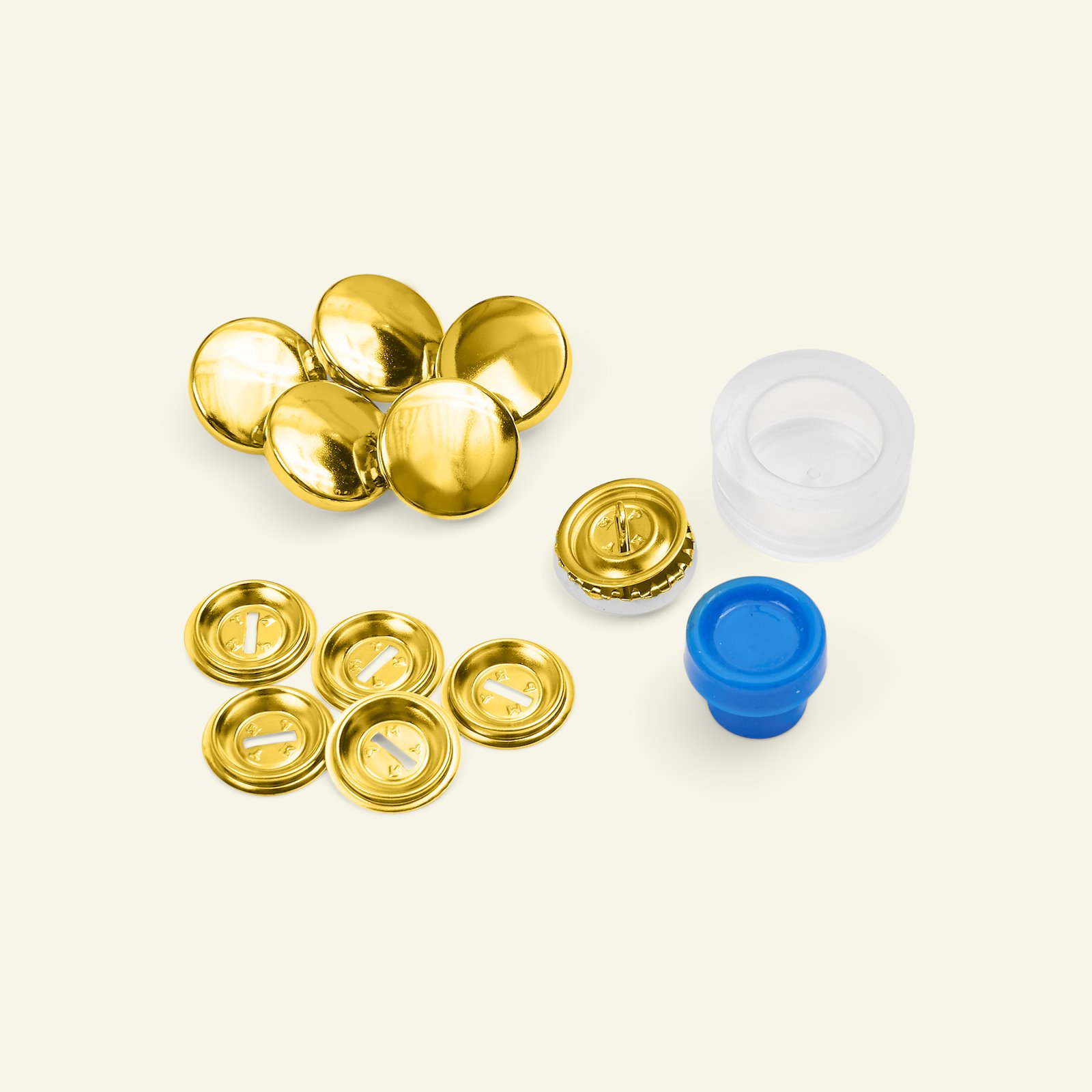 Prym cover buttons 15mm metal 6pcs 43517_pack