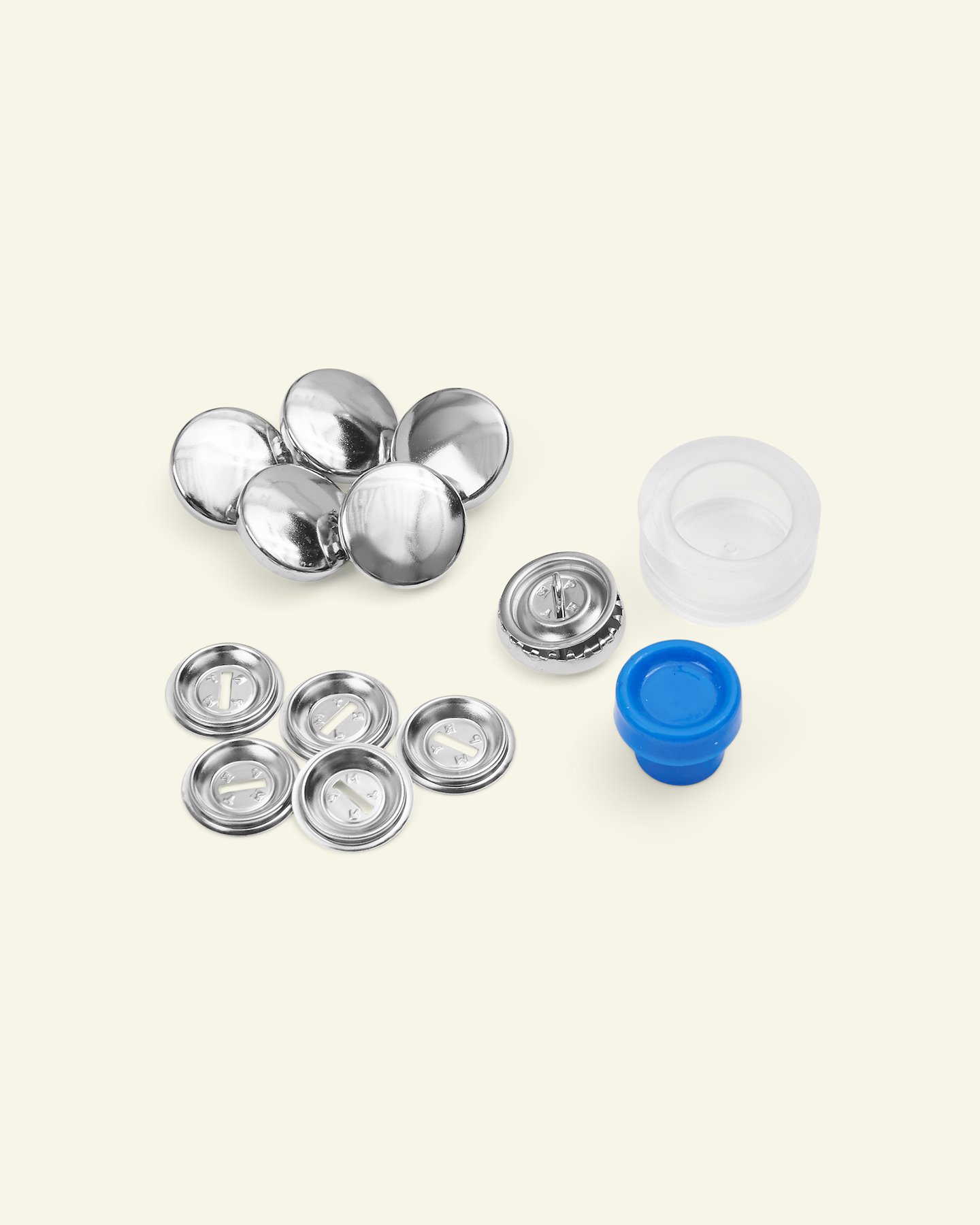 Prym cover buttons 15mm metal 6pcs 43517_pack