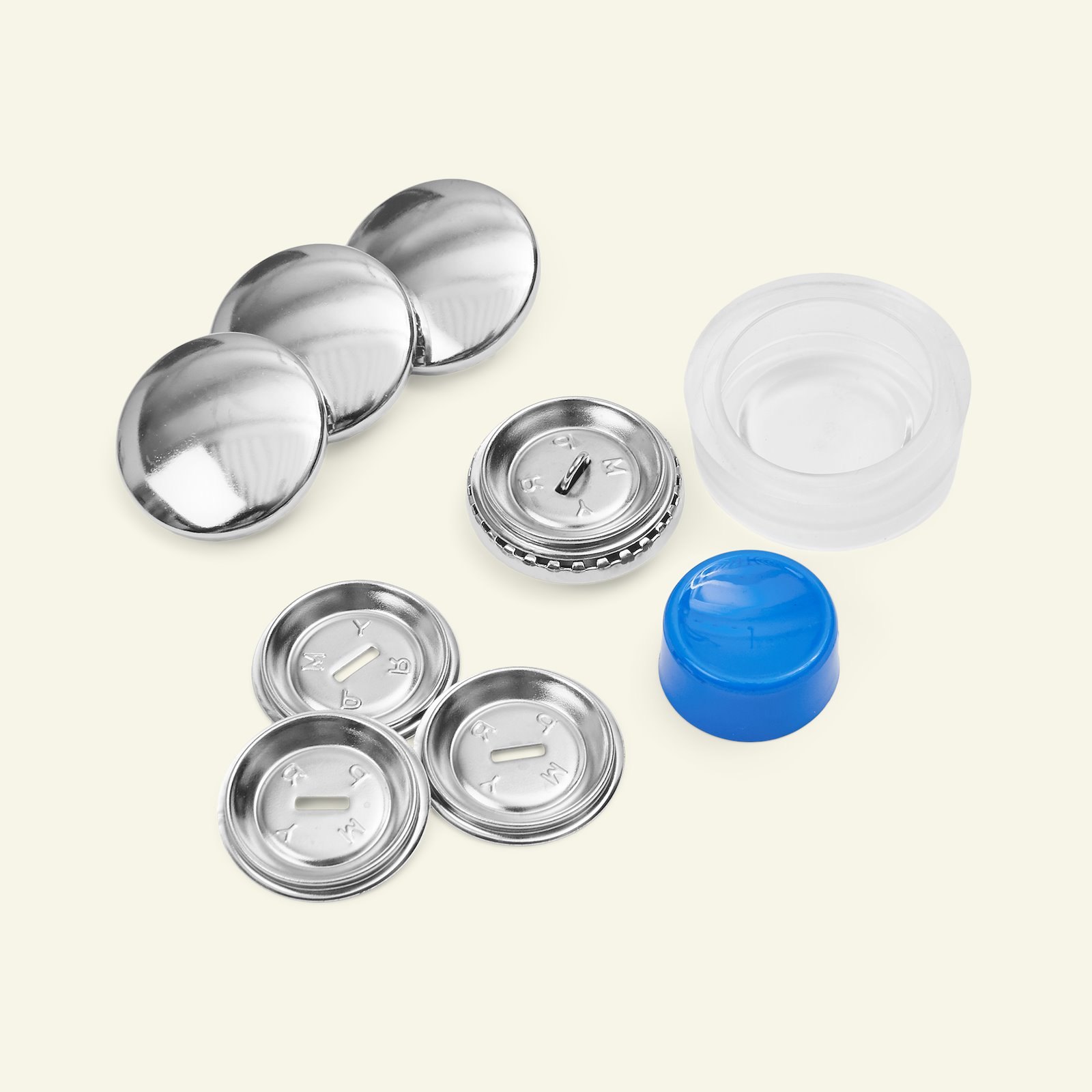 Prym cover buttons 23mm metal 4pcs 43516_pack