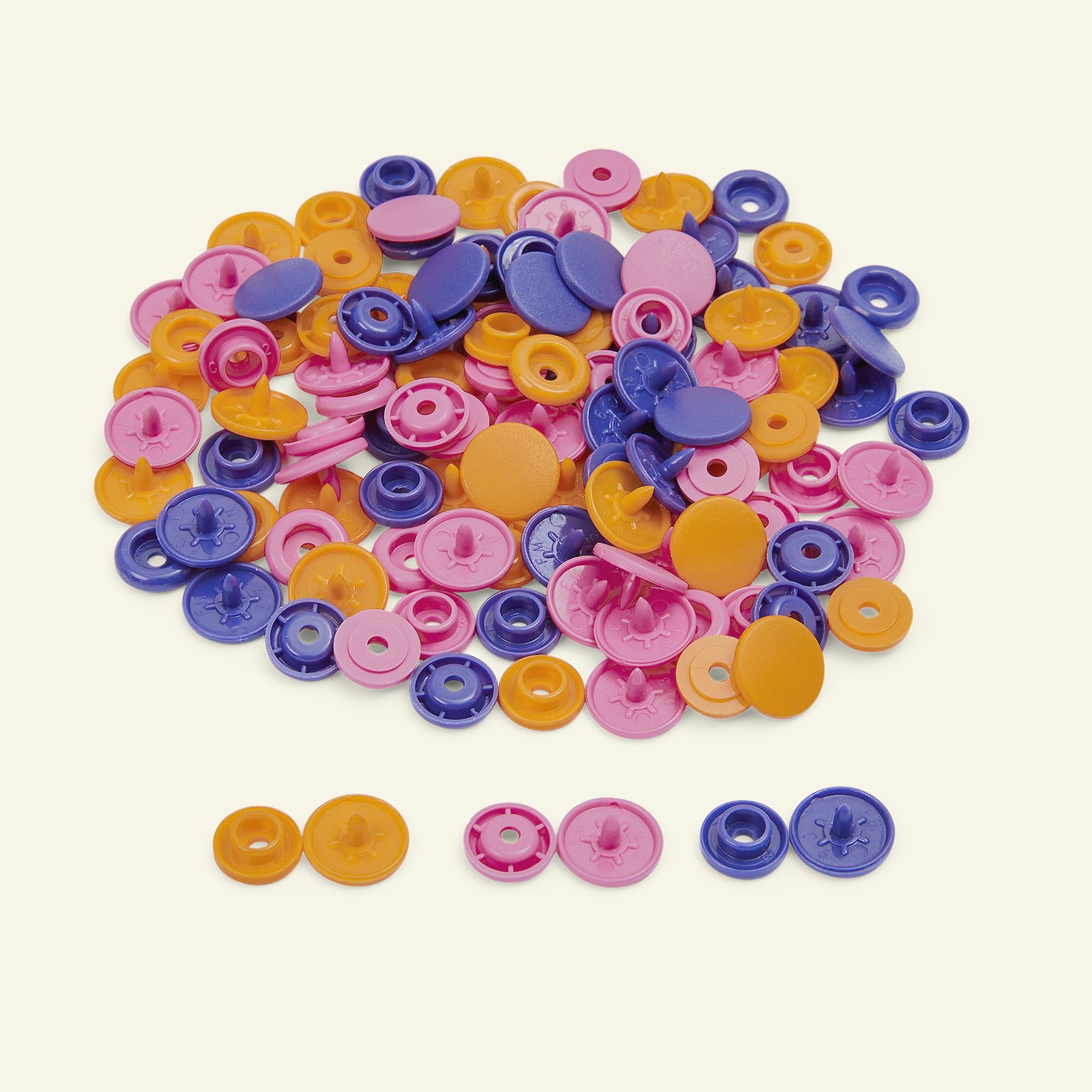 PRYM LOVE Color Snaps 12,4mm Lila 30 St. 45007_pack