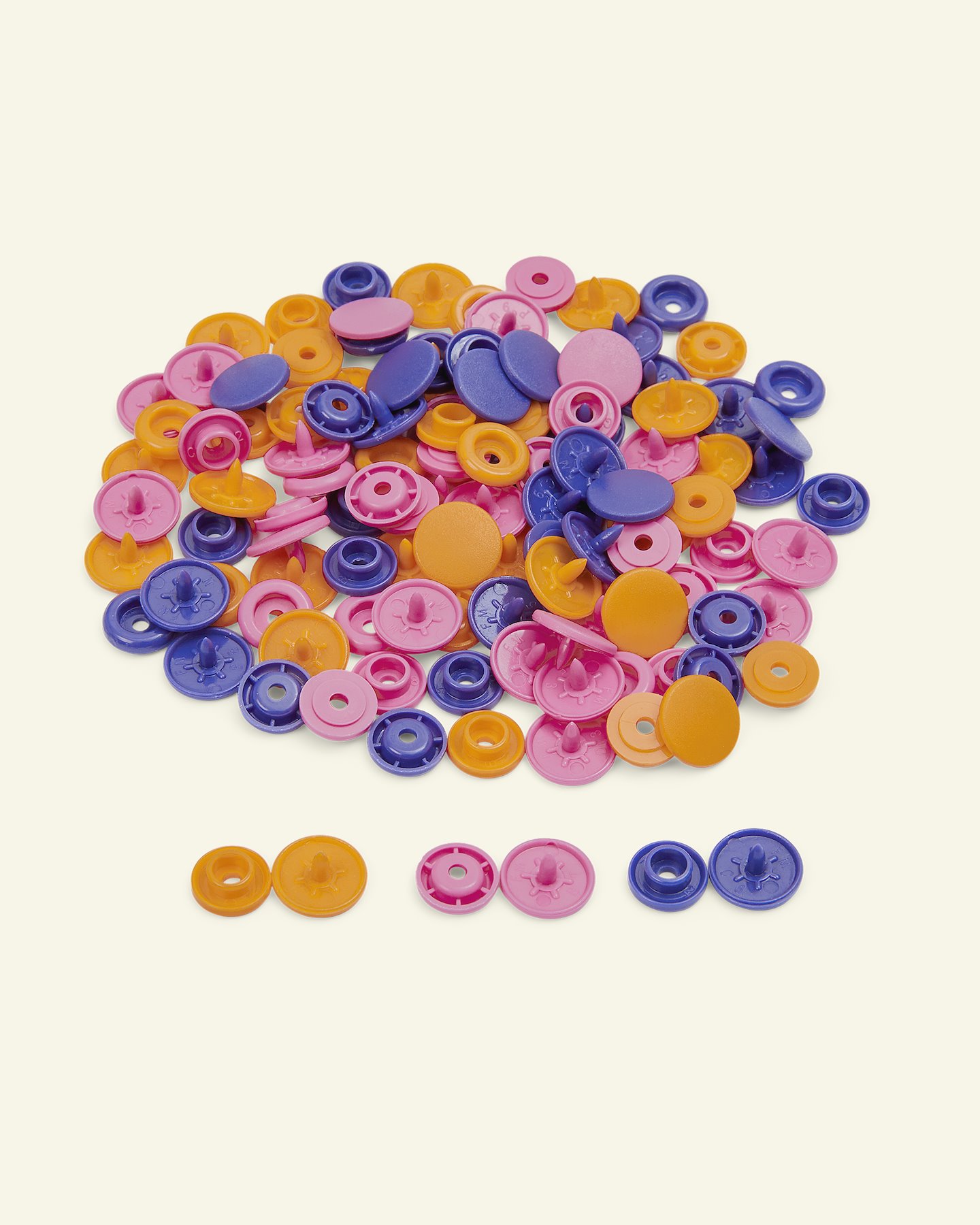 PRYM LOVE Color Snaps 12,4mm Lila 30 St. 45007_pack