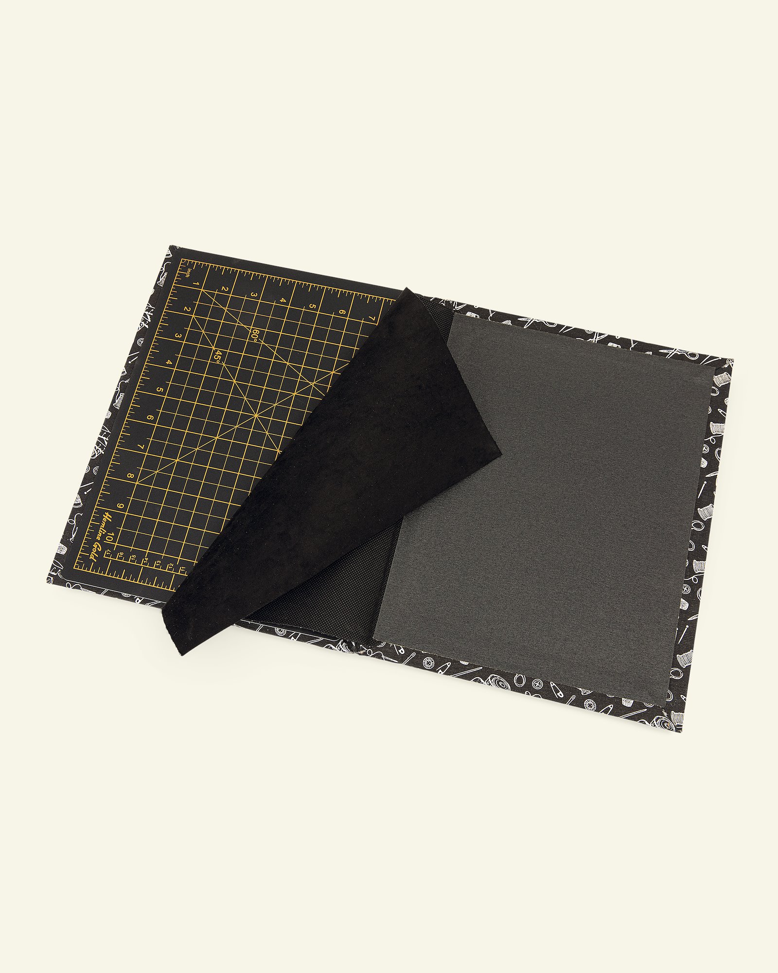 Quilter's muti-mat 4-i-1 21x30cm black 40915_pack