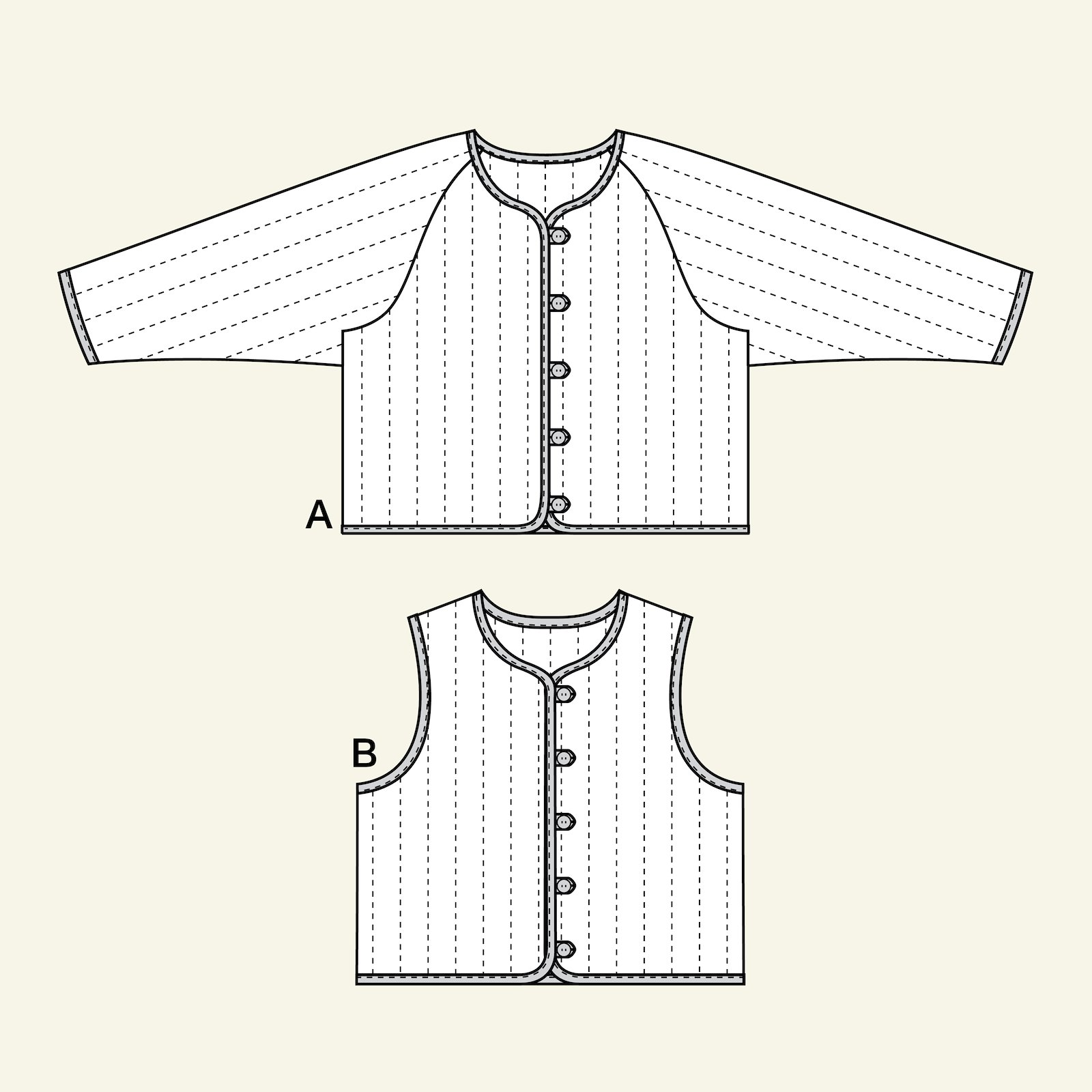Quiltet jakke vest | Selfmade® (STOF&STIL)