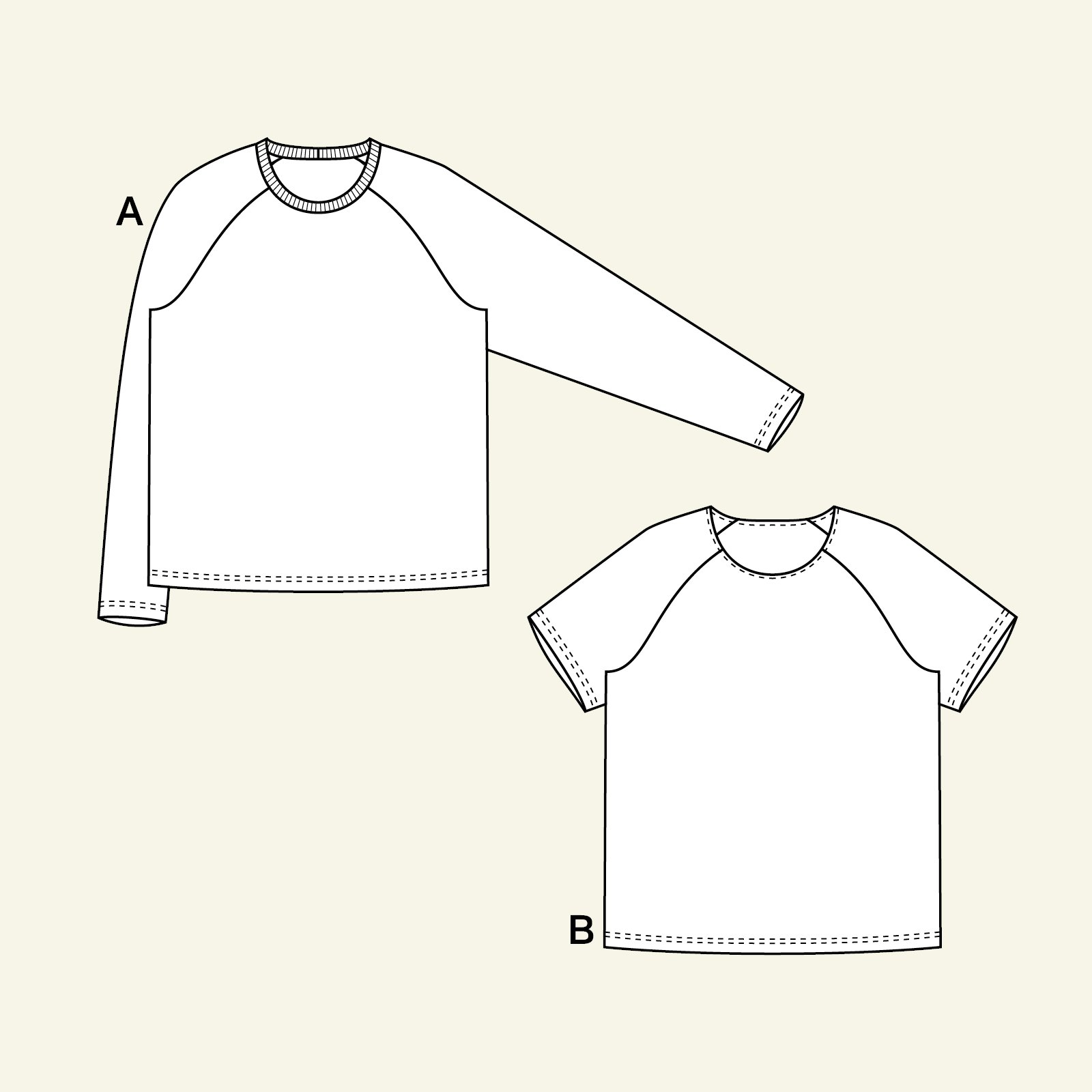 Raglan genser og t-skjorte p22072_pack