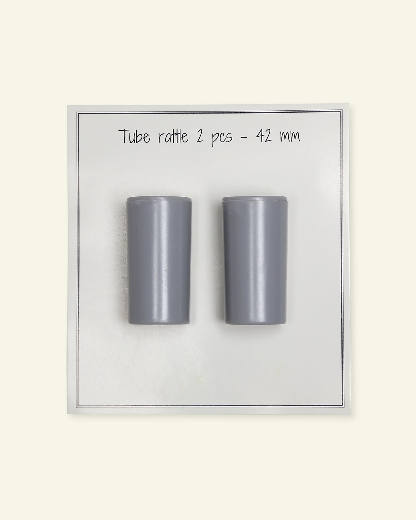 Rattle box tube 42mm grey 2pcs 39207_pack