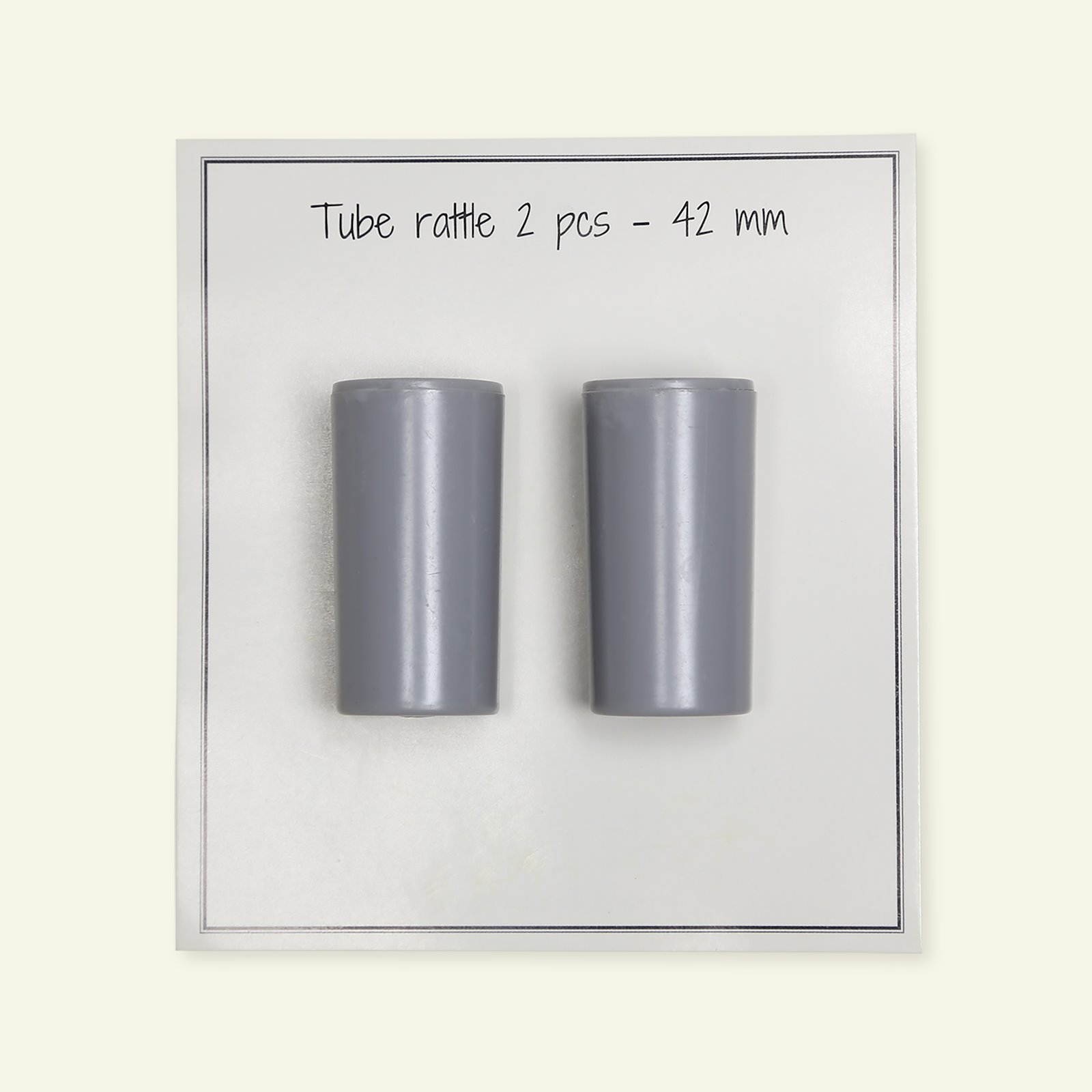 Rattle box tube 42mm grey 2pcs 39207_pack