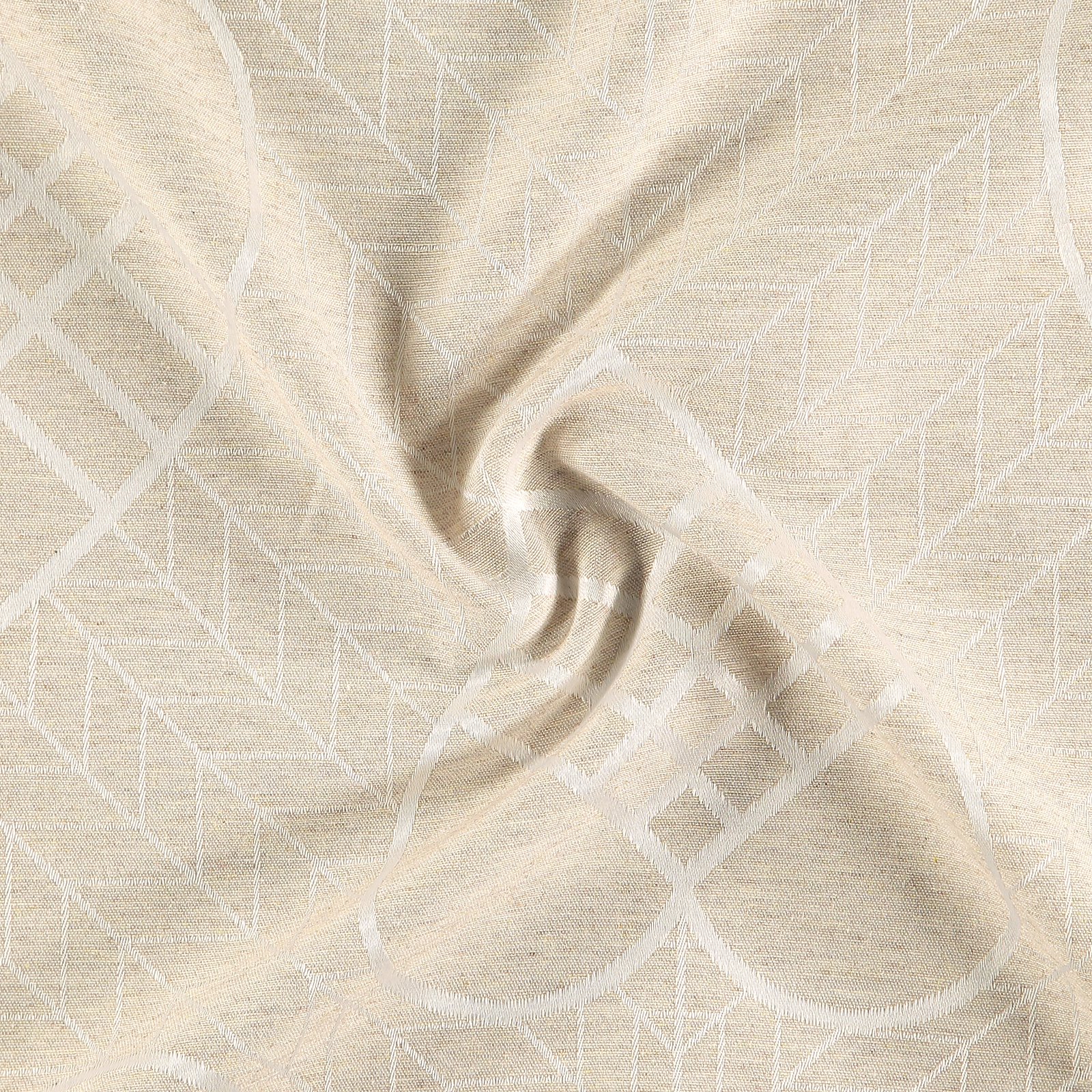 Recycled jacquard linen look w hearts 803852_pack