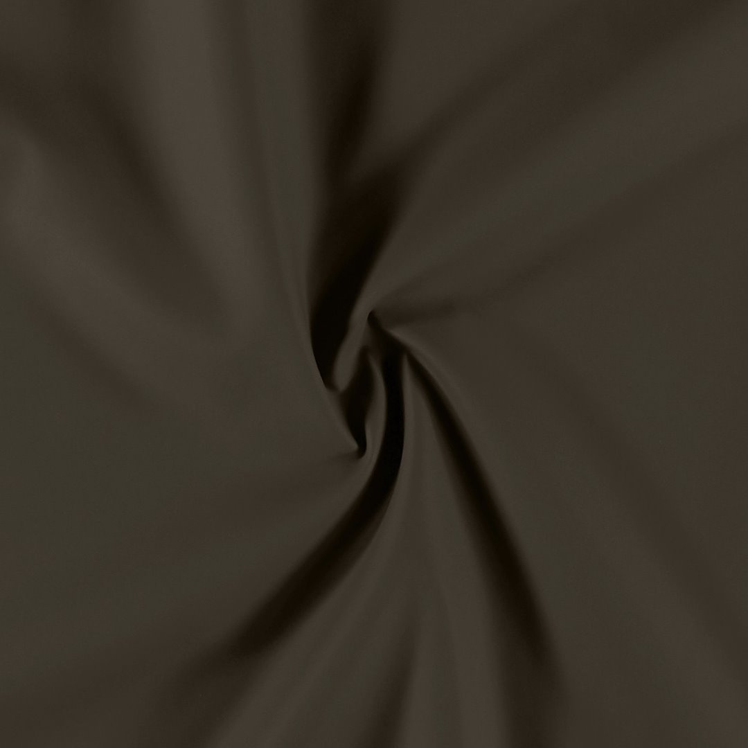 Billede af Regntøjsstof mørk brun m interlock