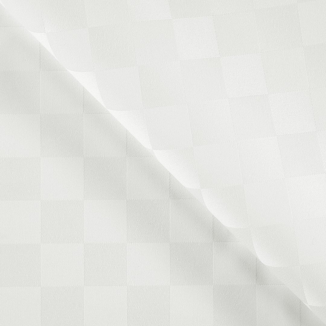 Billede af Restaurant dug hvid 140cm ternet
