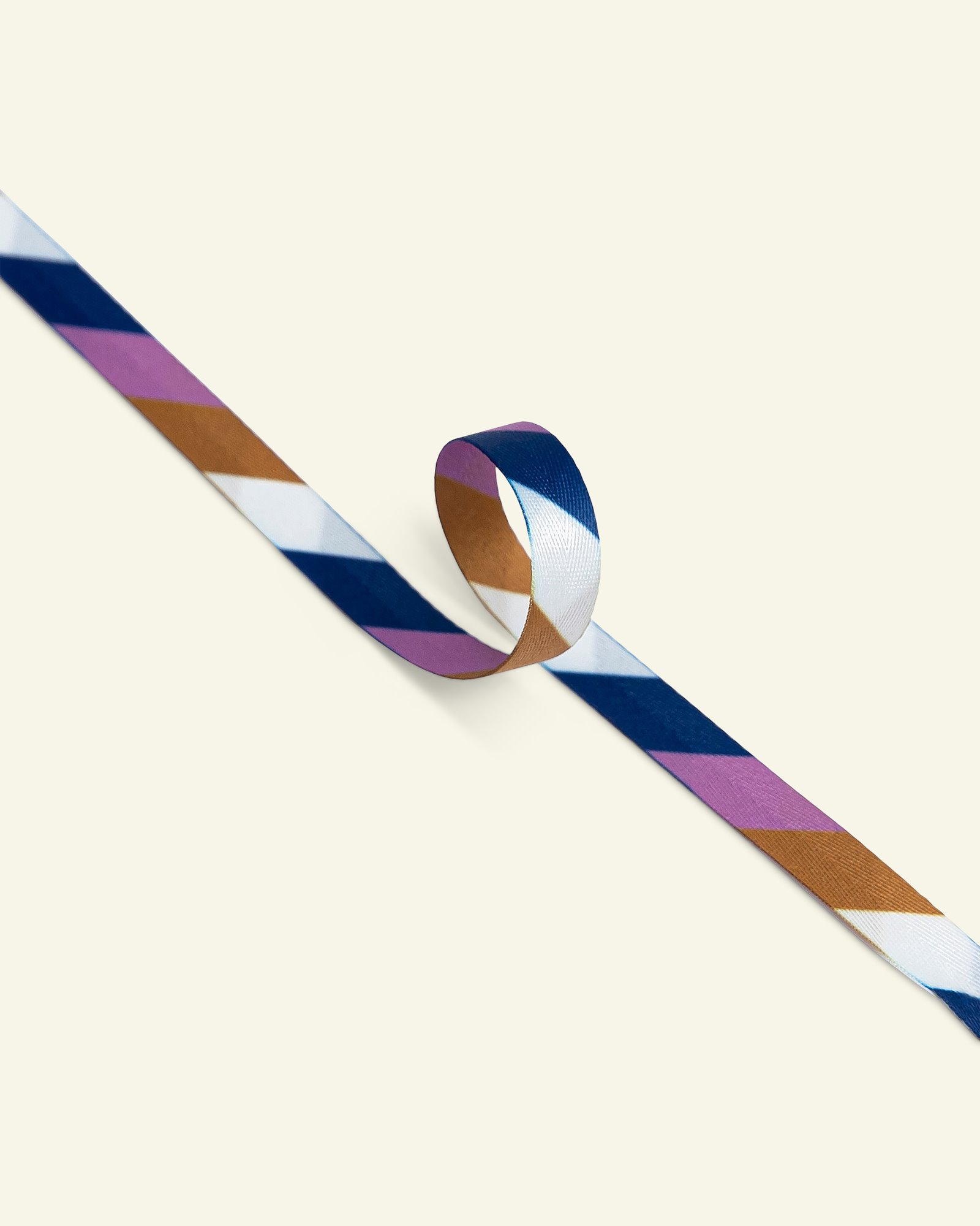 Ribbon 10 cobolt/multicolour stripes 3m 21388_pack