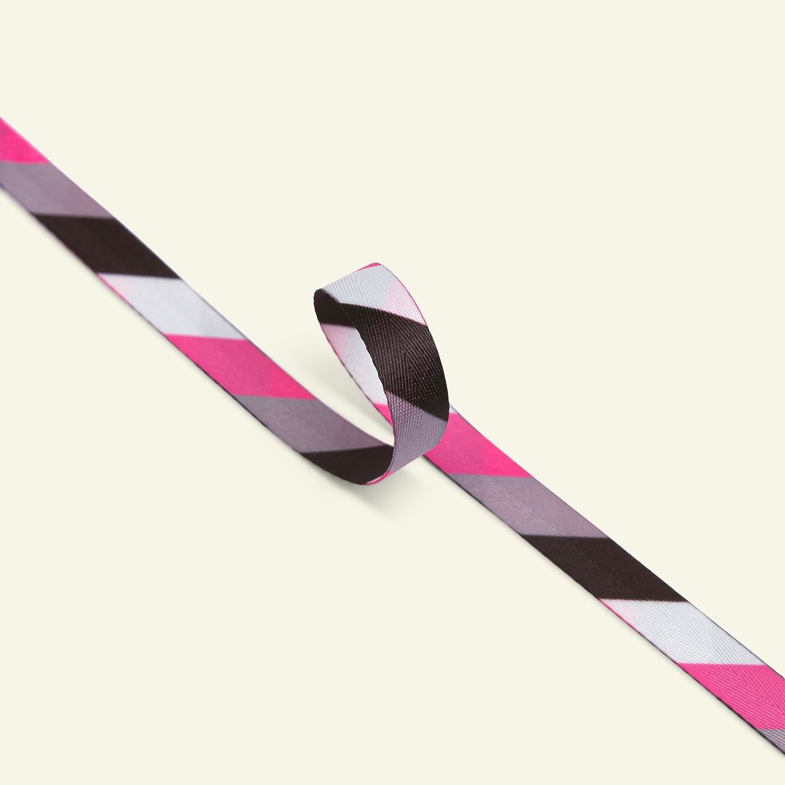 Ribbon 10 pink/multicolour stripes 3m 21389_pack