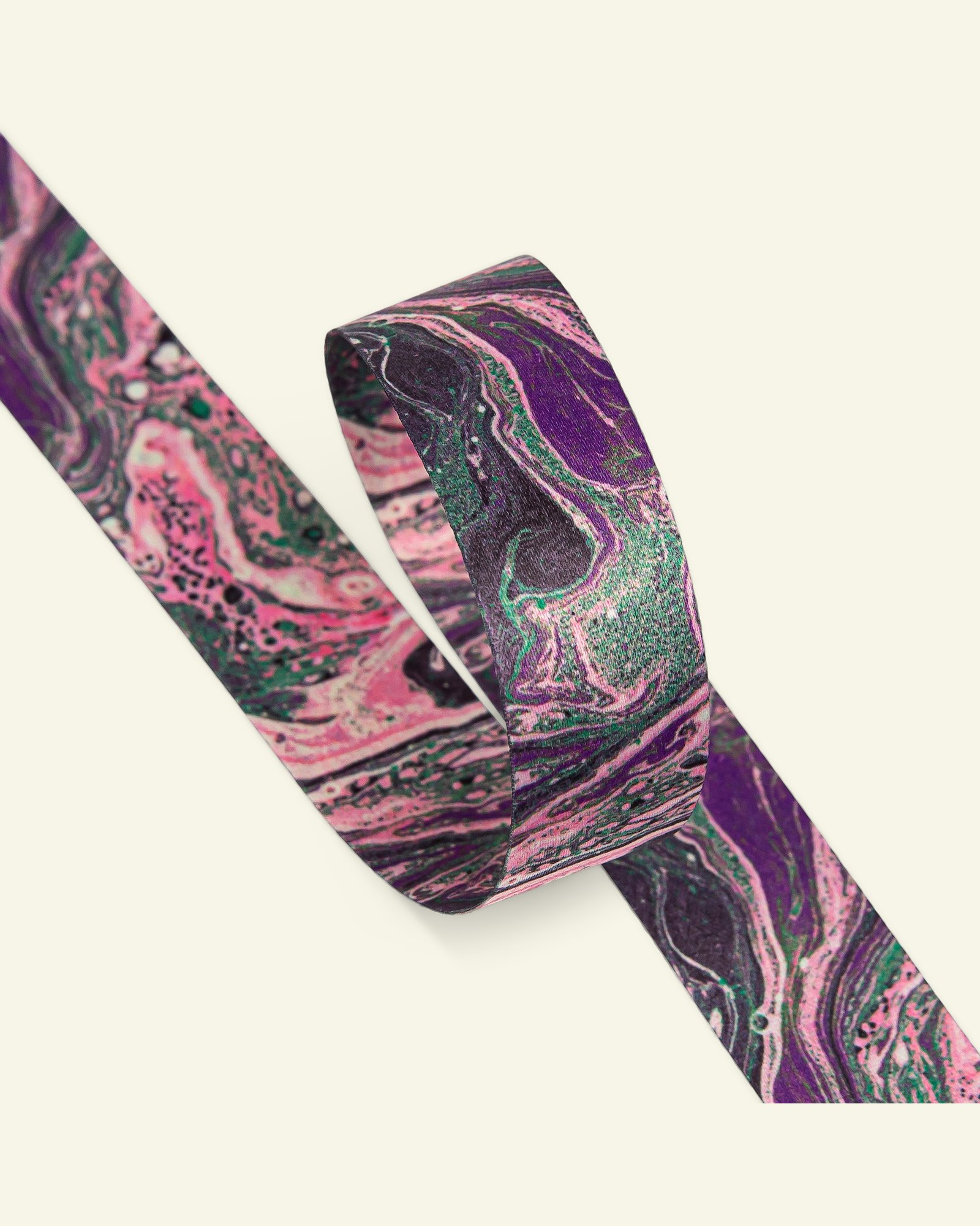 Ribbon 2sides 25mm tiedye pink/purple 2m 21477_pack