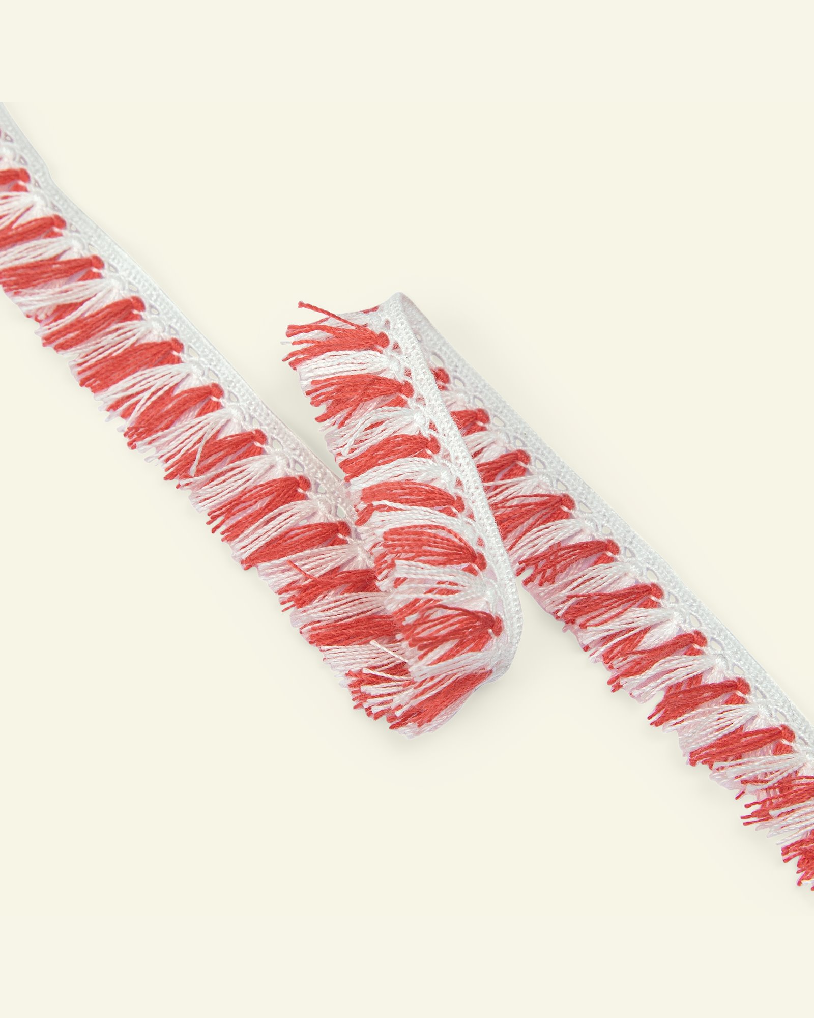 Ribbon fringe 16mm red/natur 2m 22240_pack