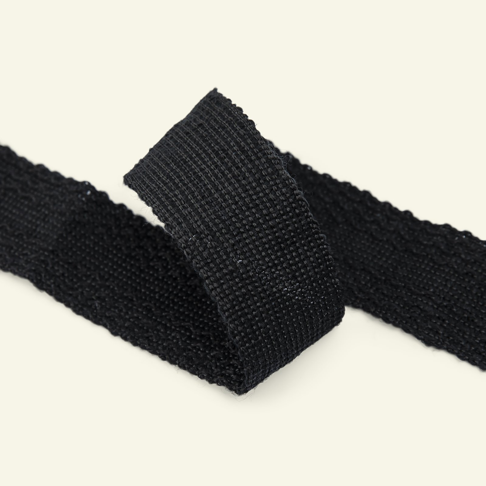 Ribbon knitted 30mm black 3m 82081_pack