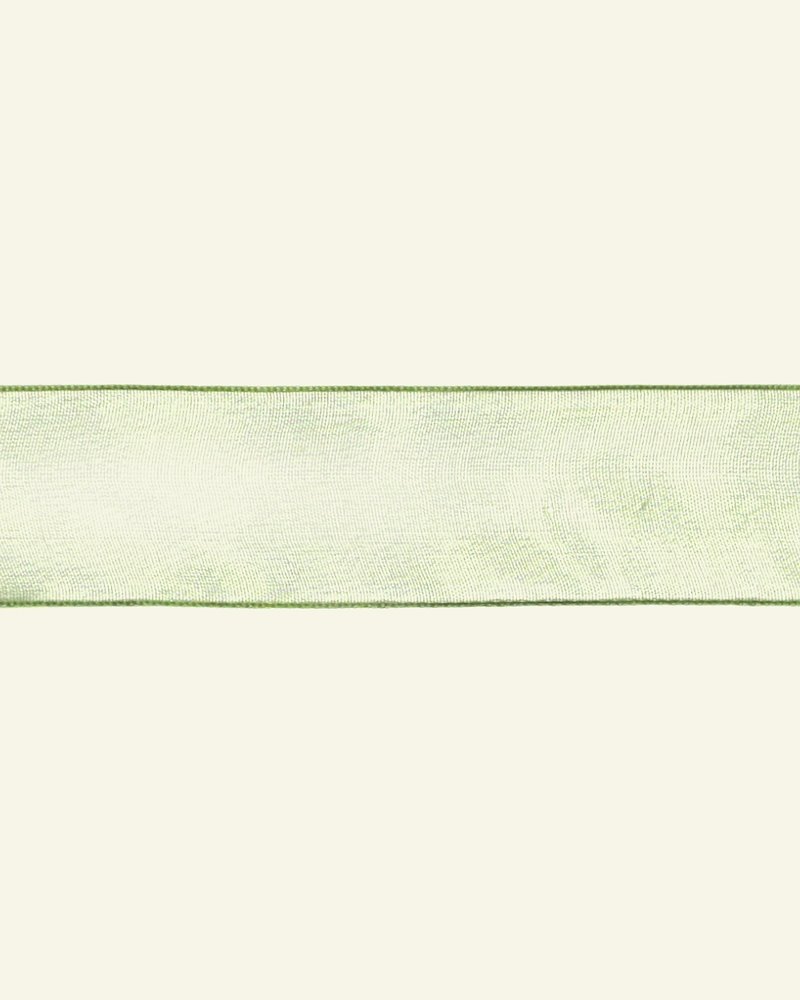 Ribbon organza 25mm light green 3m 73218_pack