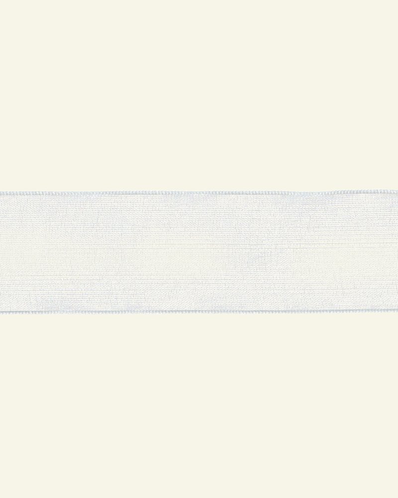 Ribbon organza 25mm white 3m 73210_pack