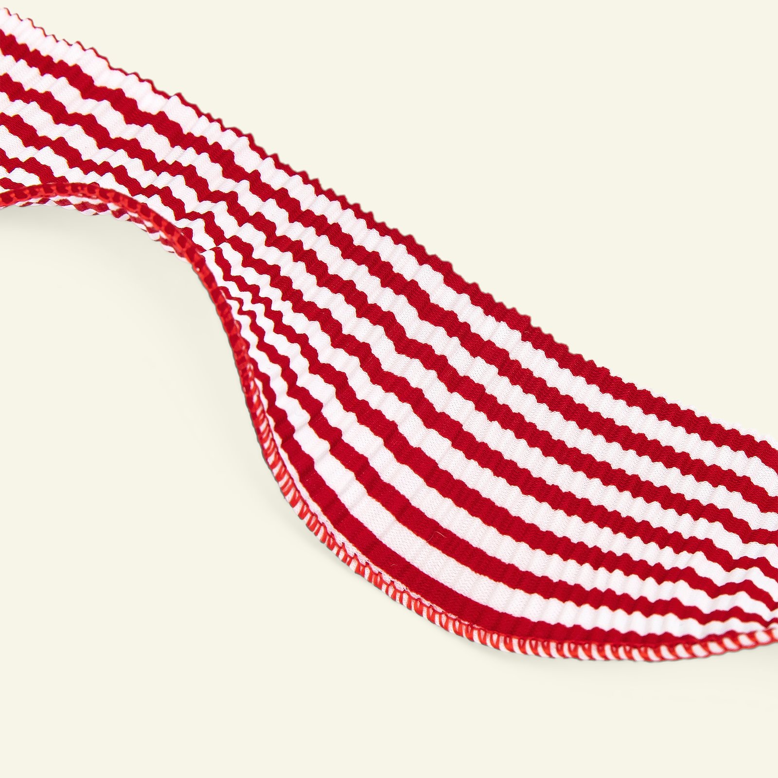 Ribbon pleat 45mm red/white 2m 21479_pack_b