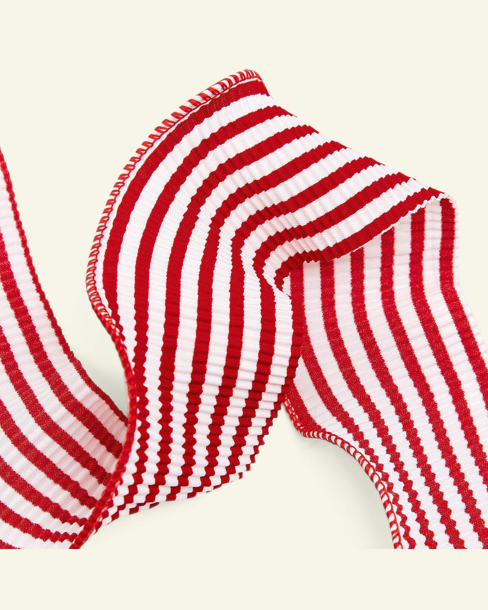 Ribbon pleat 45mm red/white 2m 21479_pack
