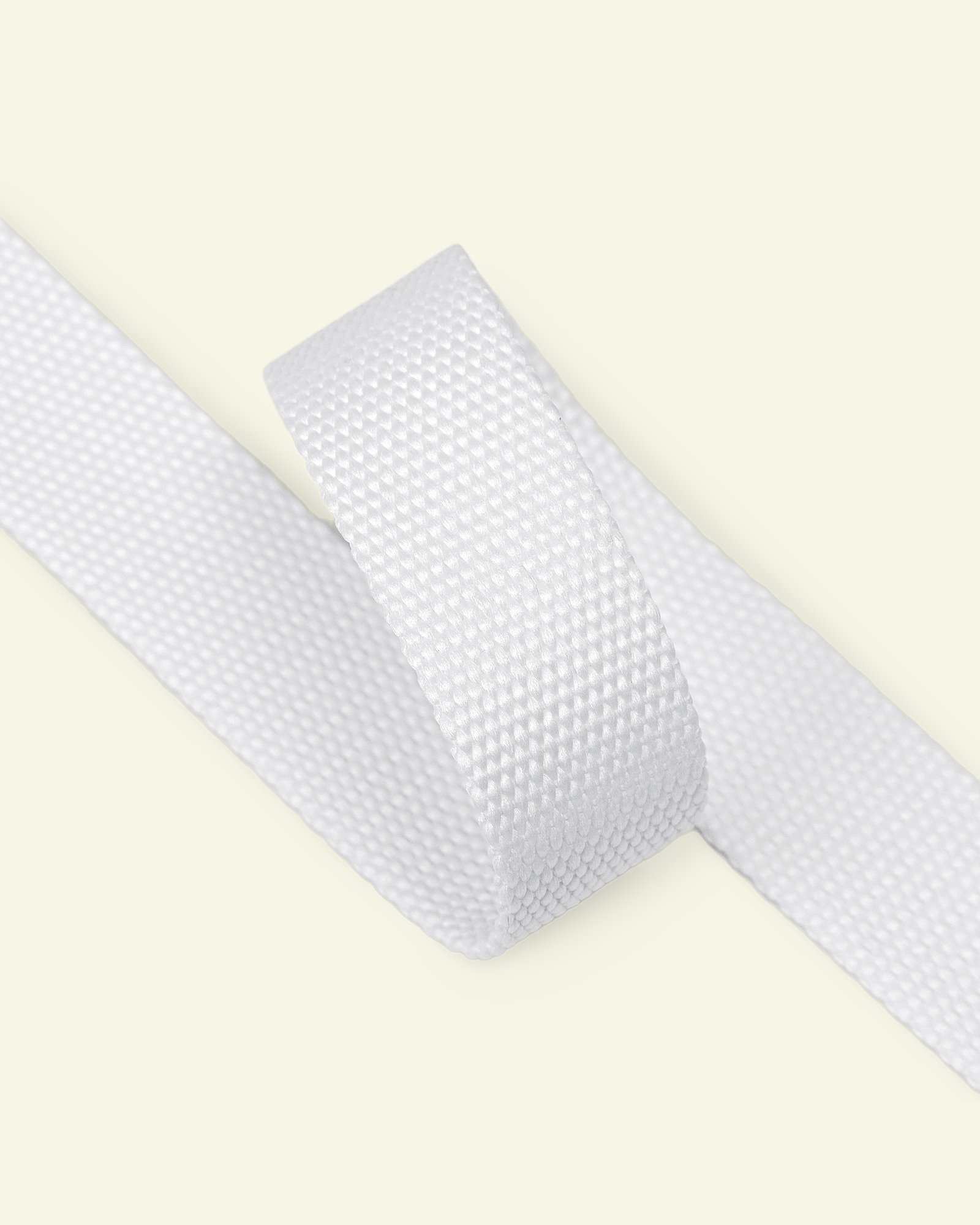 Ribbon RECYCLED 25mm white 2m 22455_pack