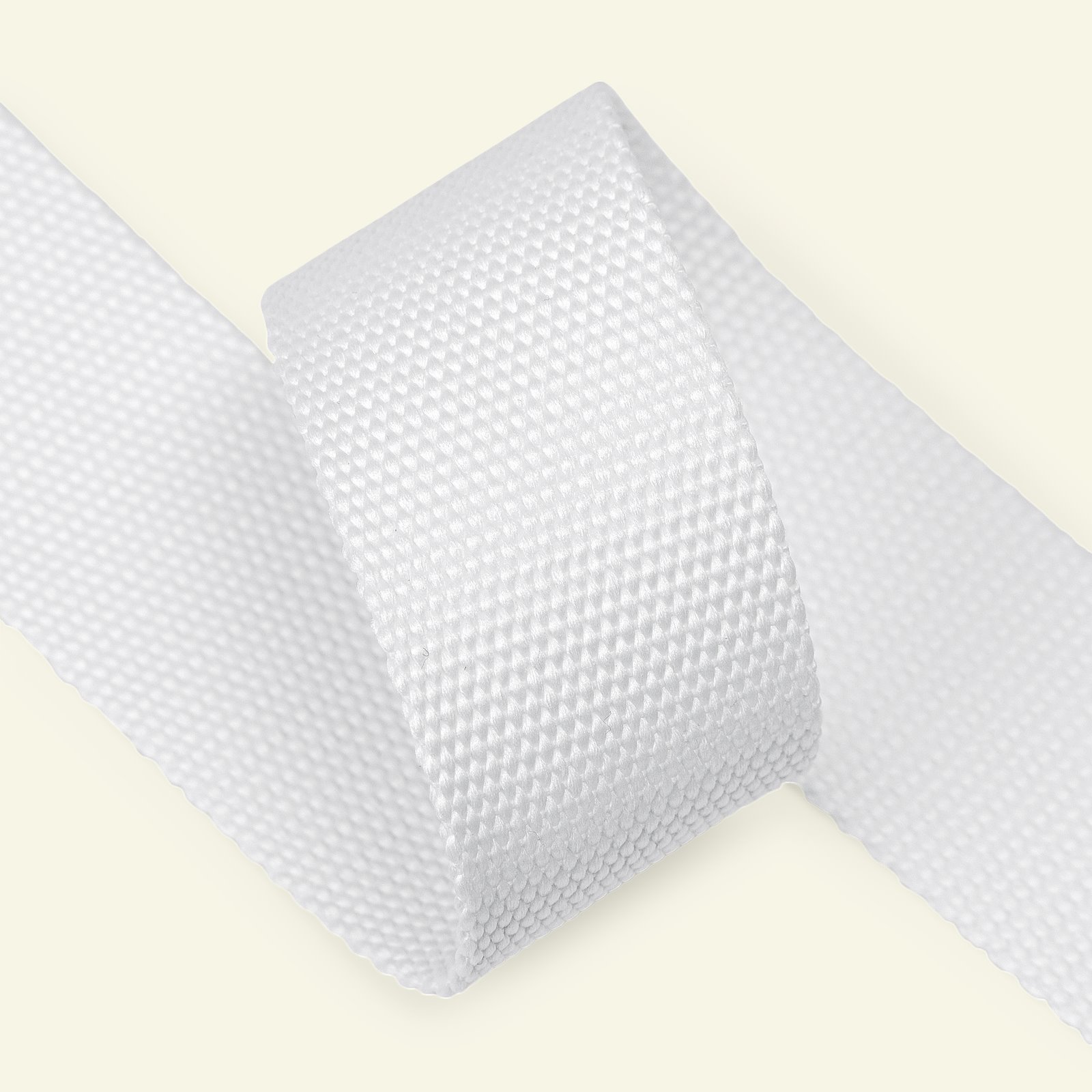 Ribbon RECYCLED 38mm white 2m 22456_pack
