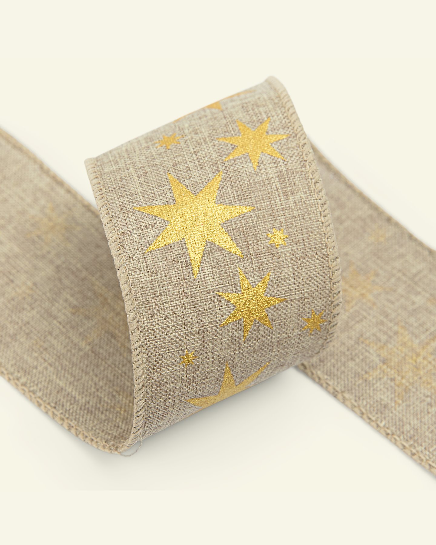 Ribbon wired stars 50mm linen 10m 22482_pack.png