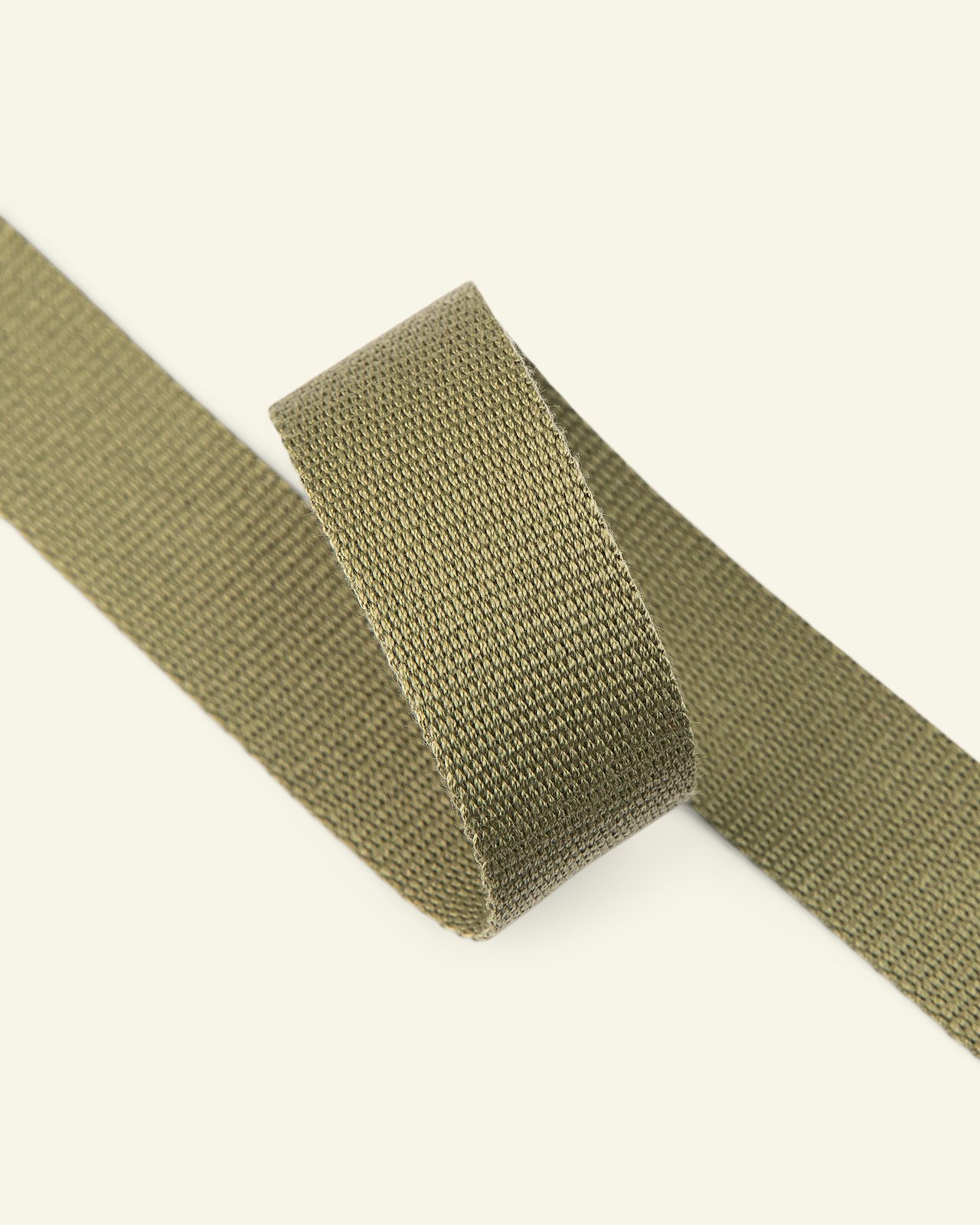 Ribbon woven 25mm olive 3m 22299_pack