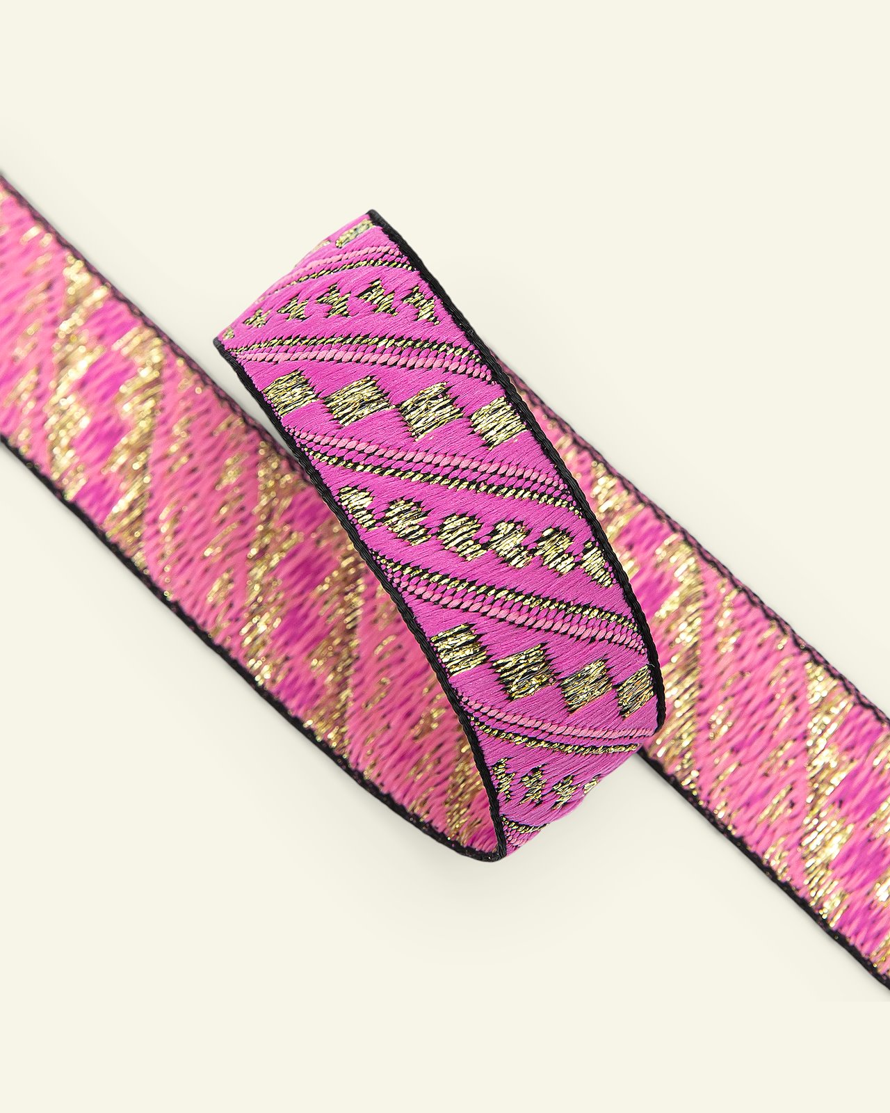 Ribbon woven 25mm pink 2m 22334_pack