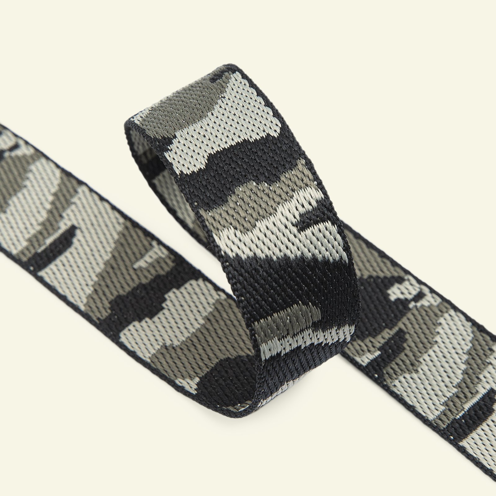 Ribbon woven 25mmkhaki/army/black 2m 22475_pack.png