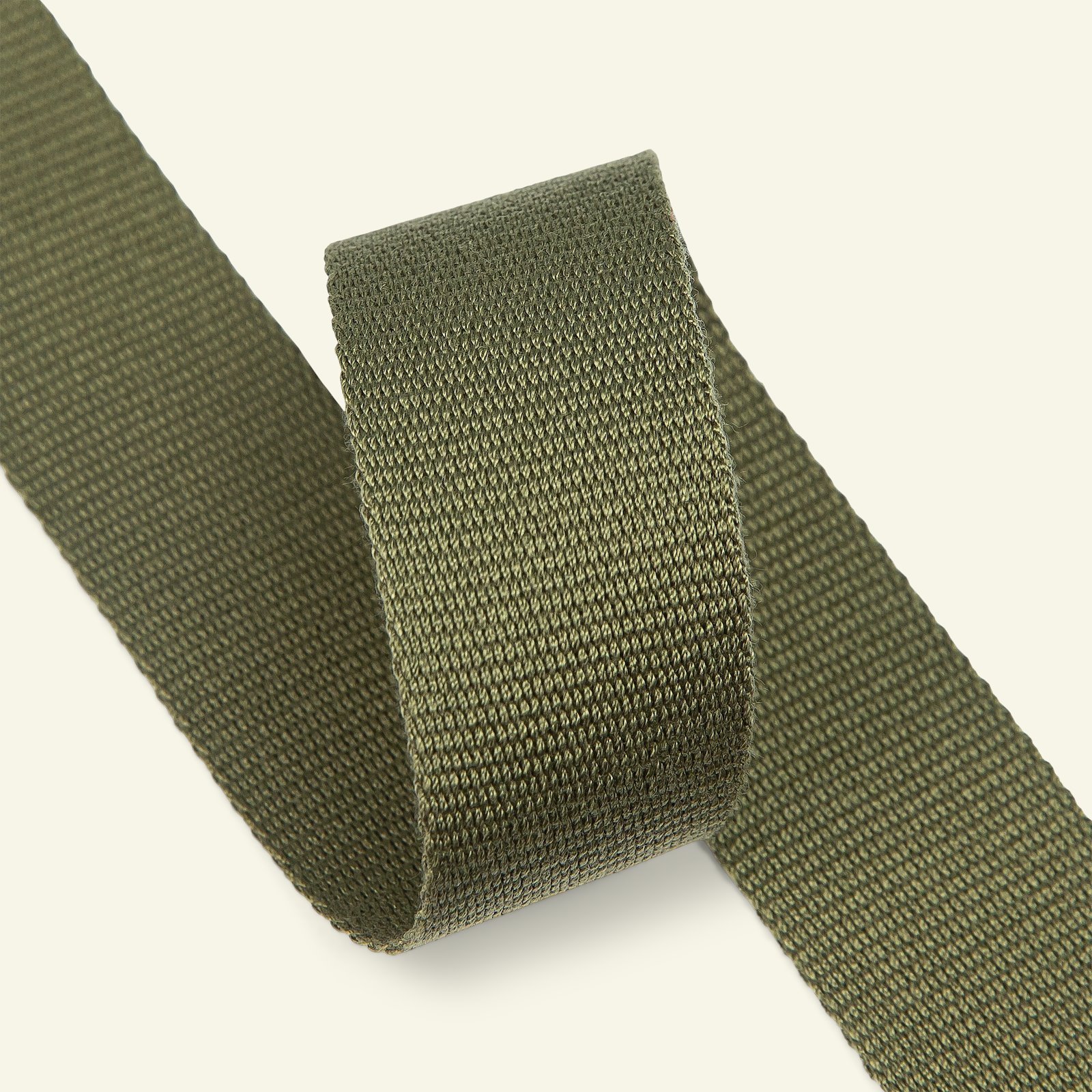 Ribbon woven 32mm olive 3m 21443_pack