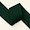 Ribbon woven 38mm dark green 3m