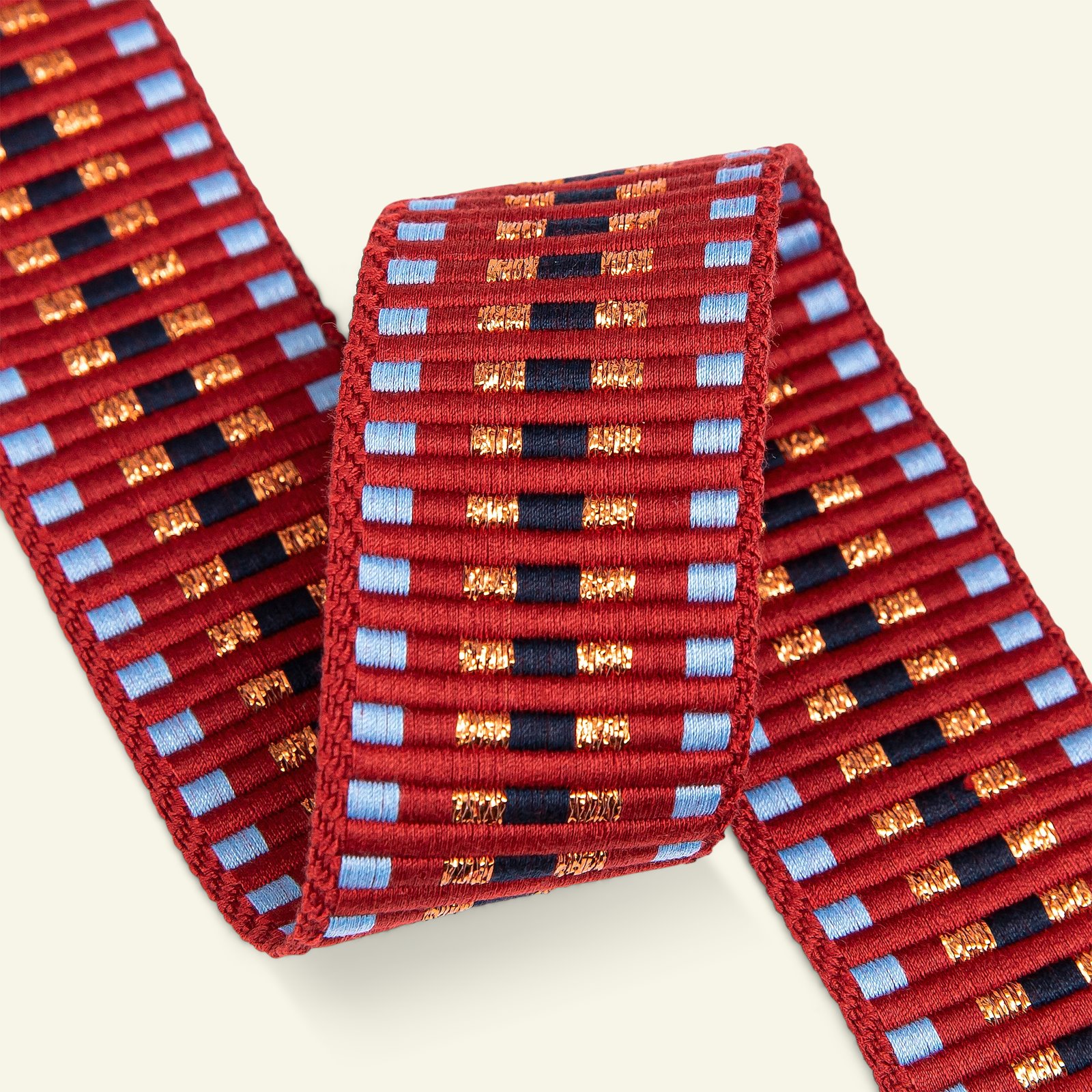Ribbon woven 38mm terracotta/copper 2m 21456_pack