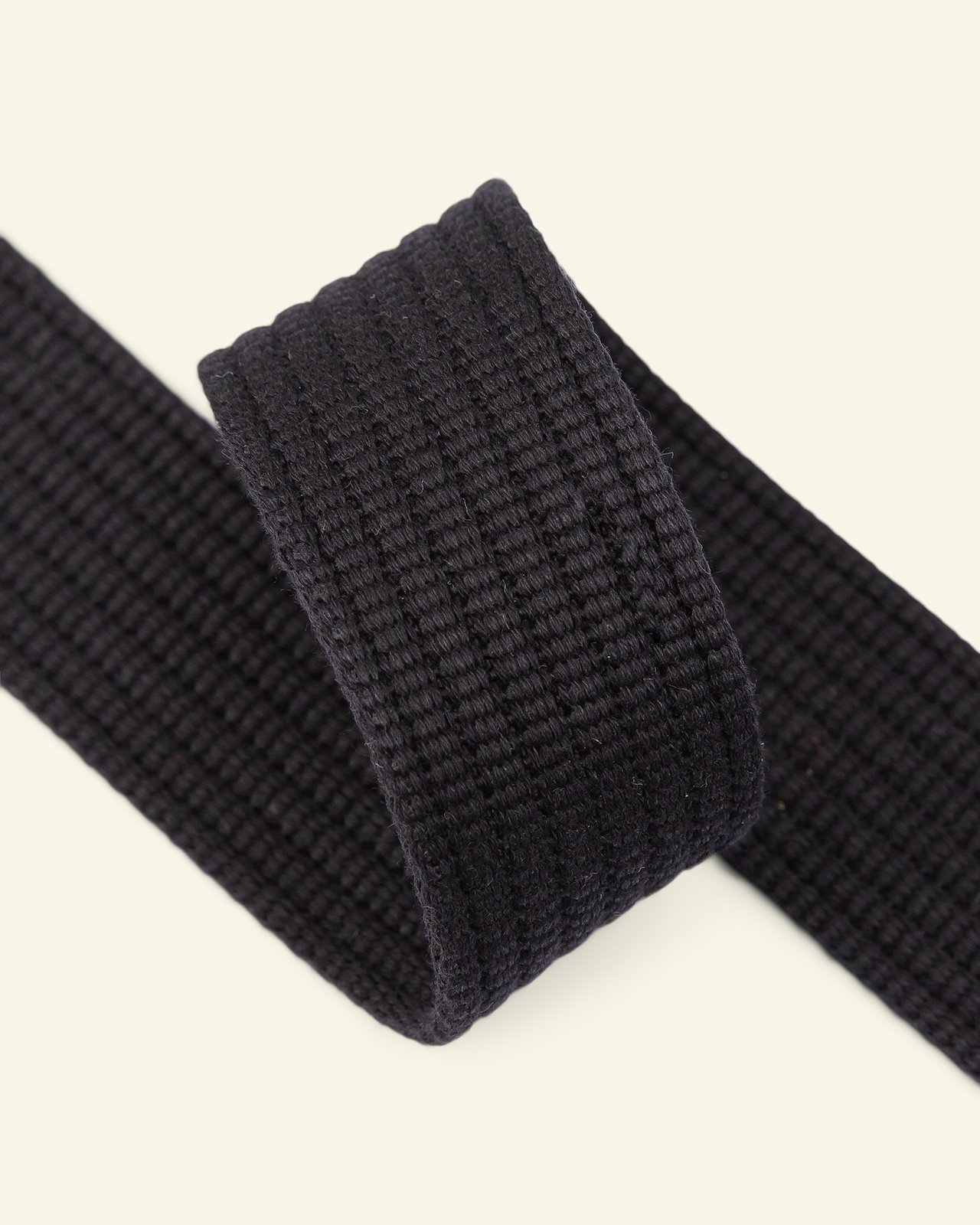 Ribbon woven 40mm black 2m 22406_pack