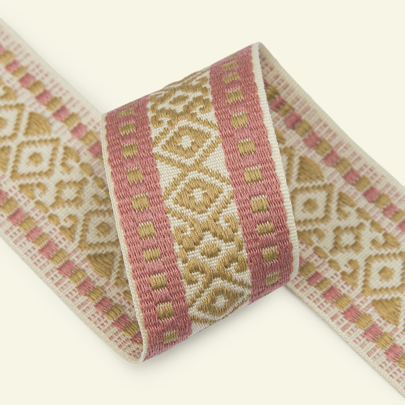 Ribbon woven 45mm dusty rose 2m 22432_pack