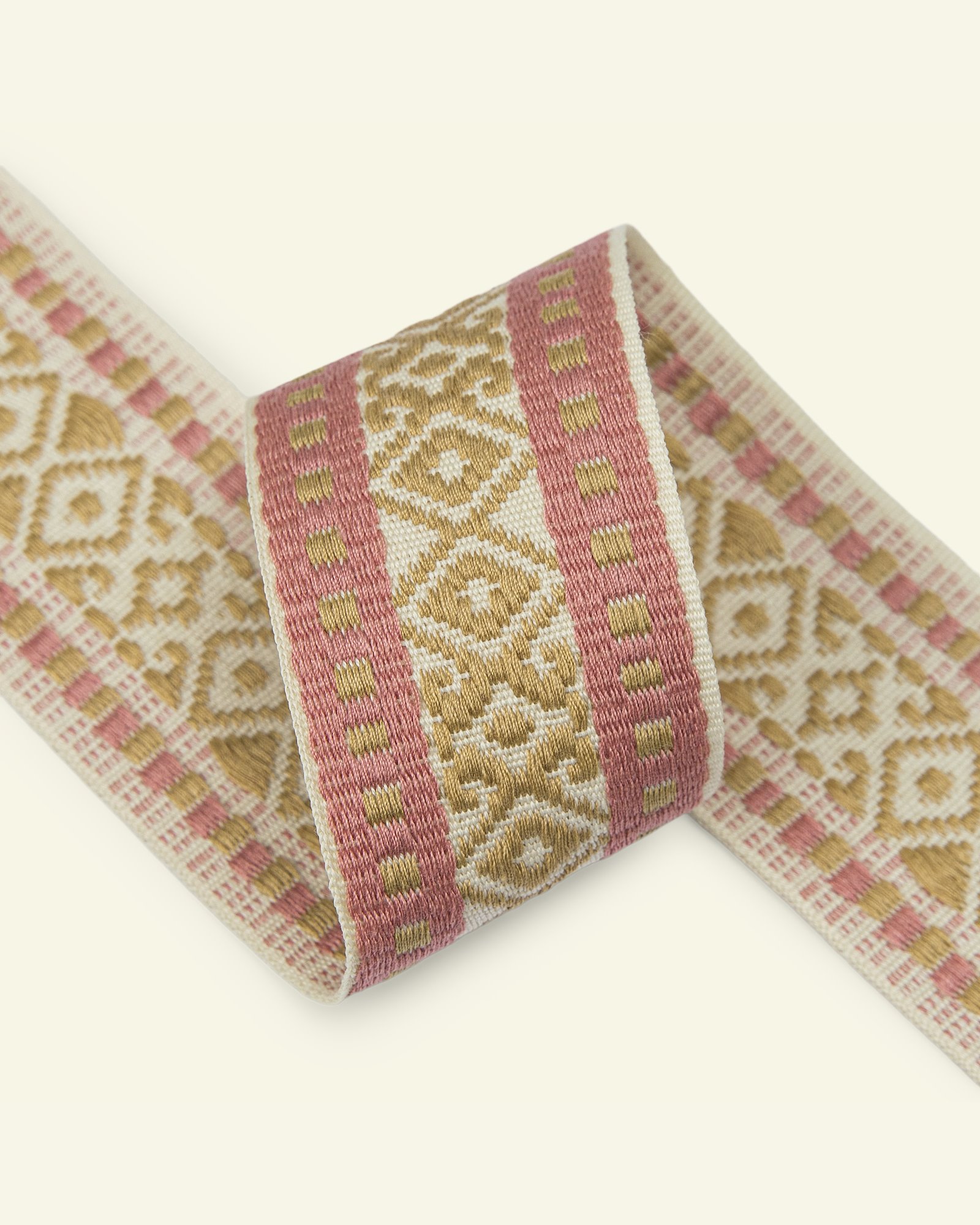 Ribbon woven 45mm dusty rose 2m 22432_pack