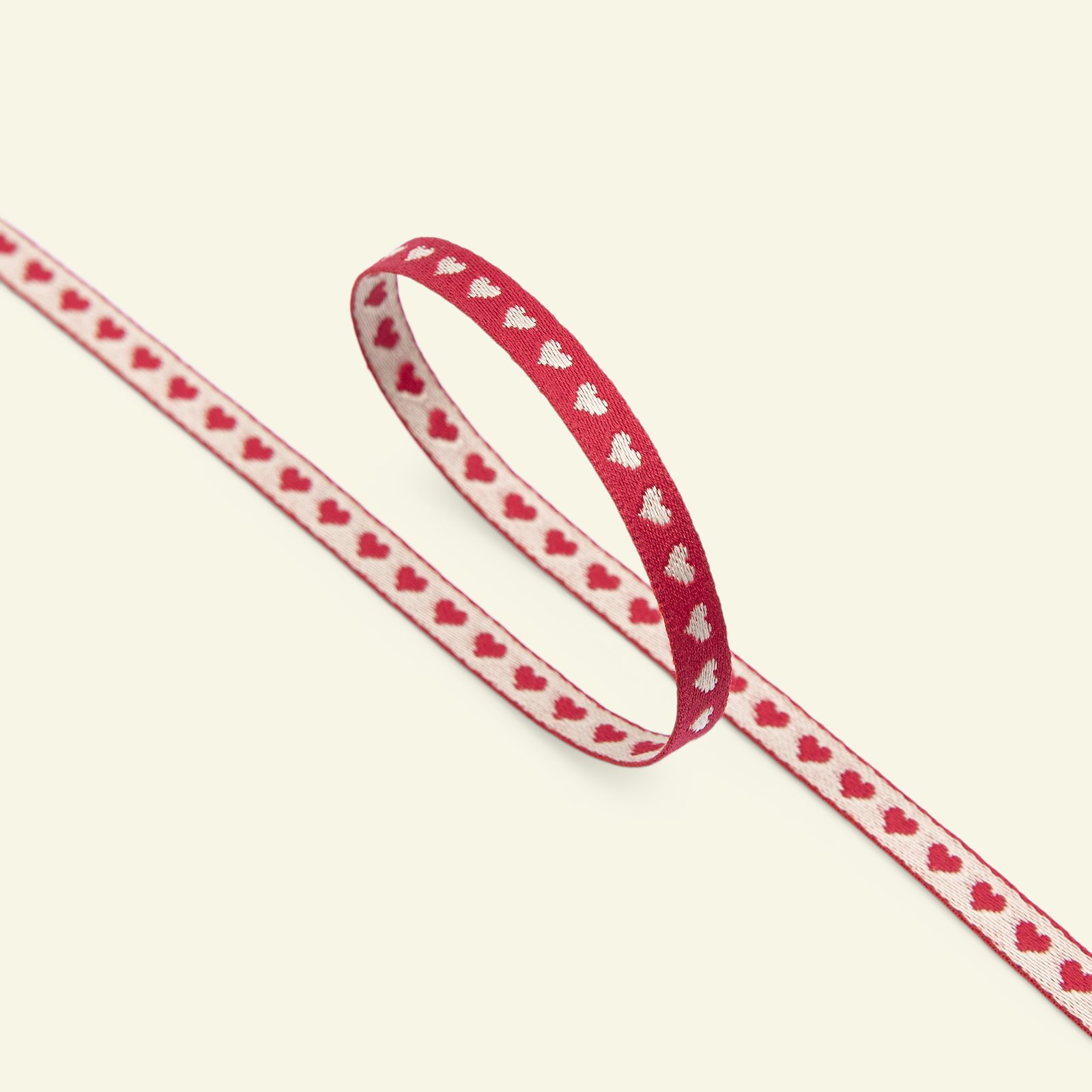 Ribbon woven 6mm X-mas heart red/sand 3m 20687_pack.png