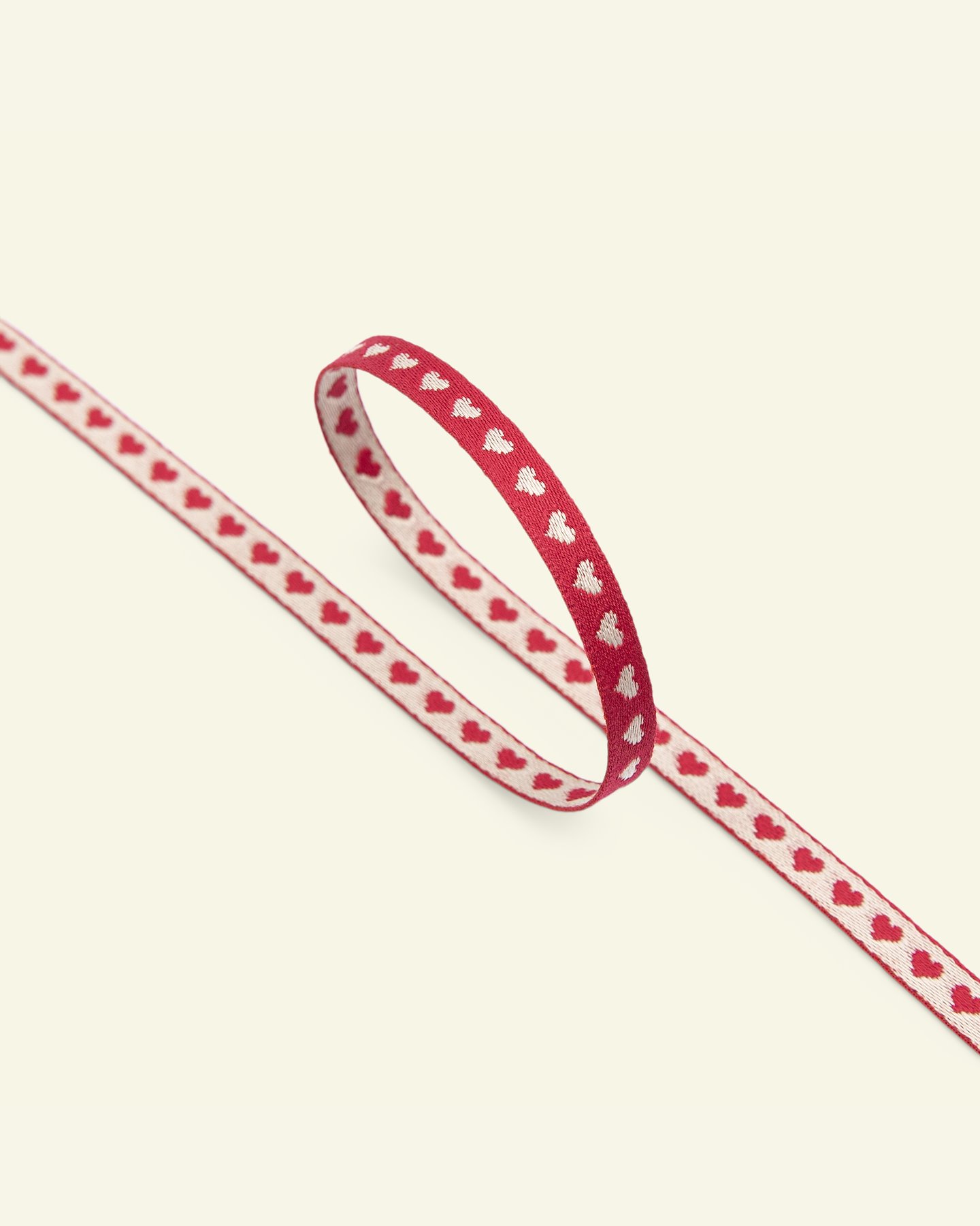 Ribbon woven 6mm X-mas heart red/sand 3m 20687_pack.png
