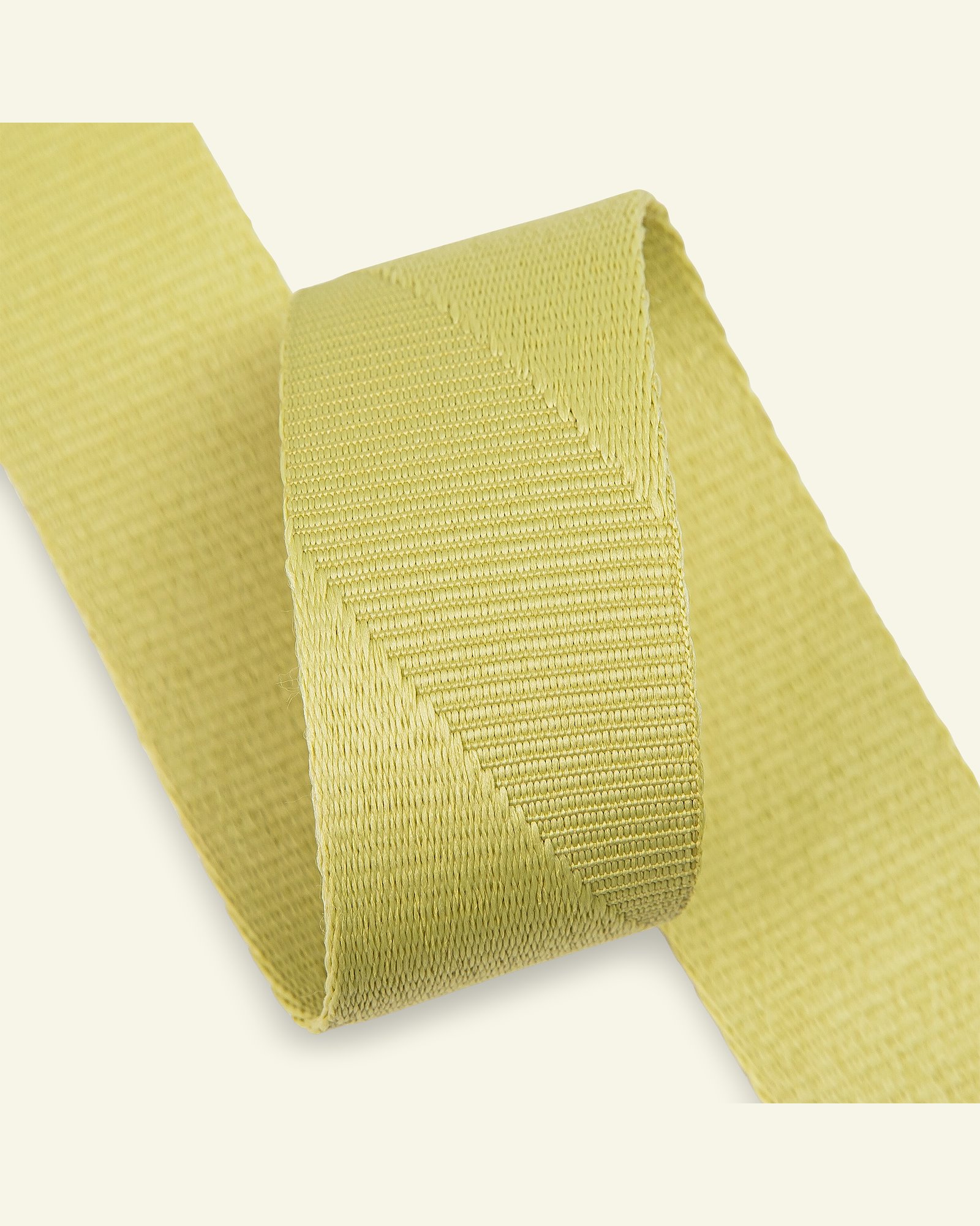 Ribbon woven diag. stripes 38mm lemon 2m 82407_pack