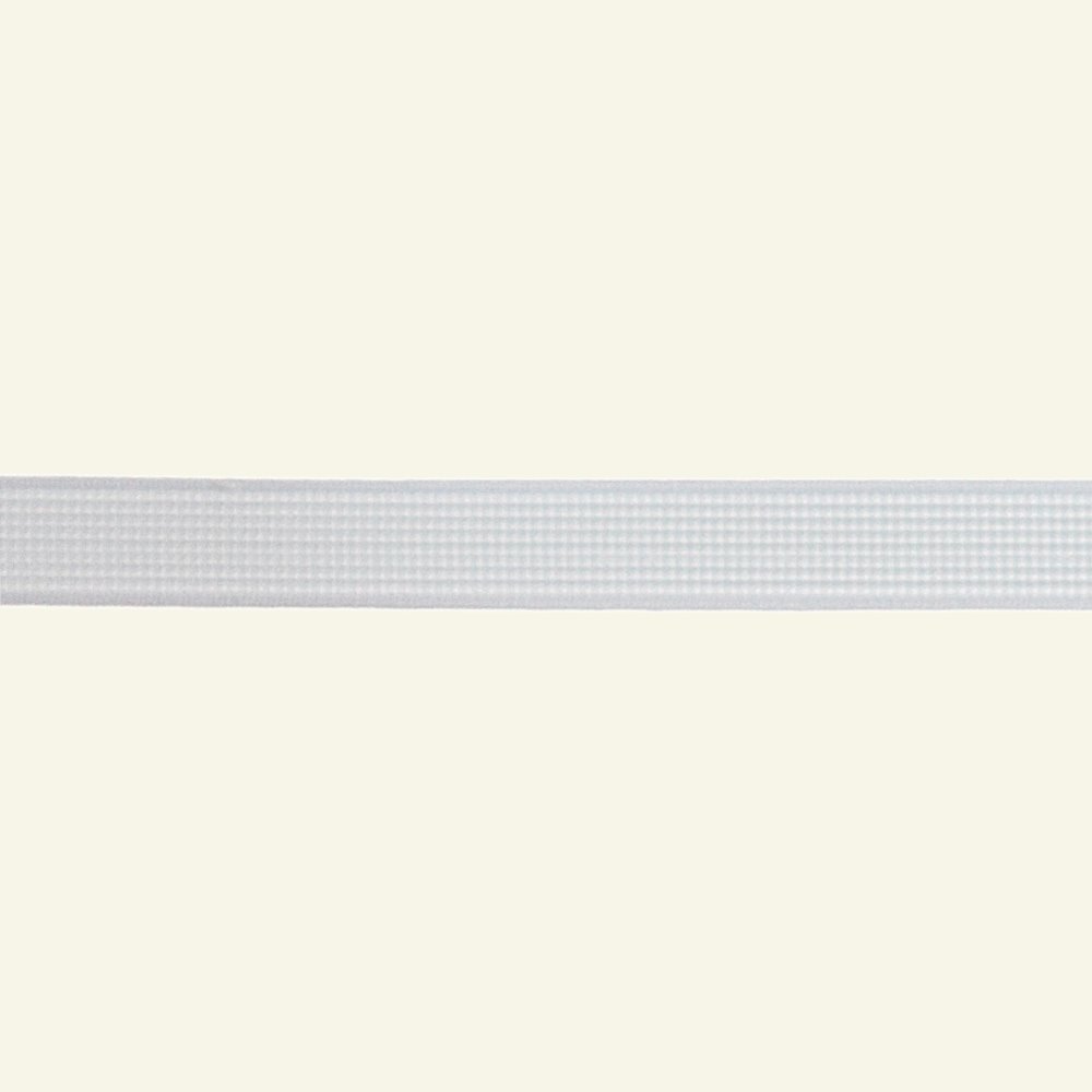 Billede af Rigilenebånd 12mm hvid - metermål
