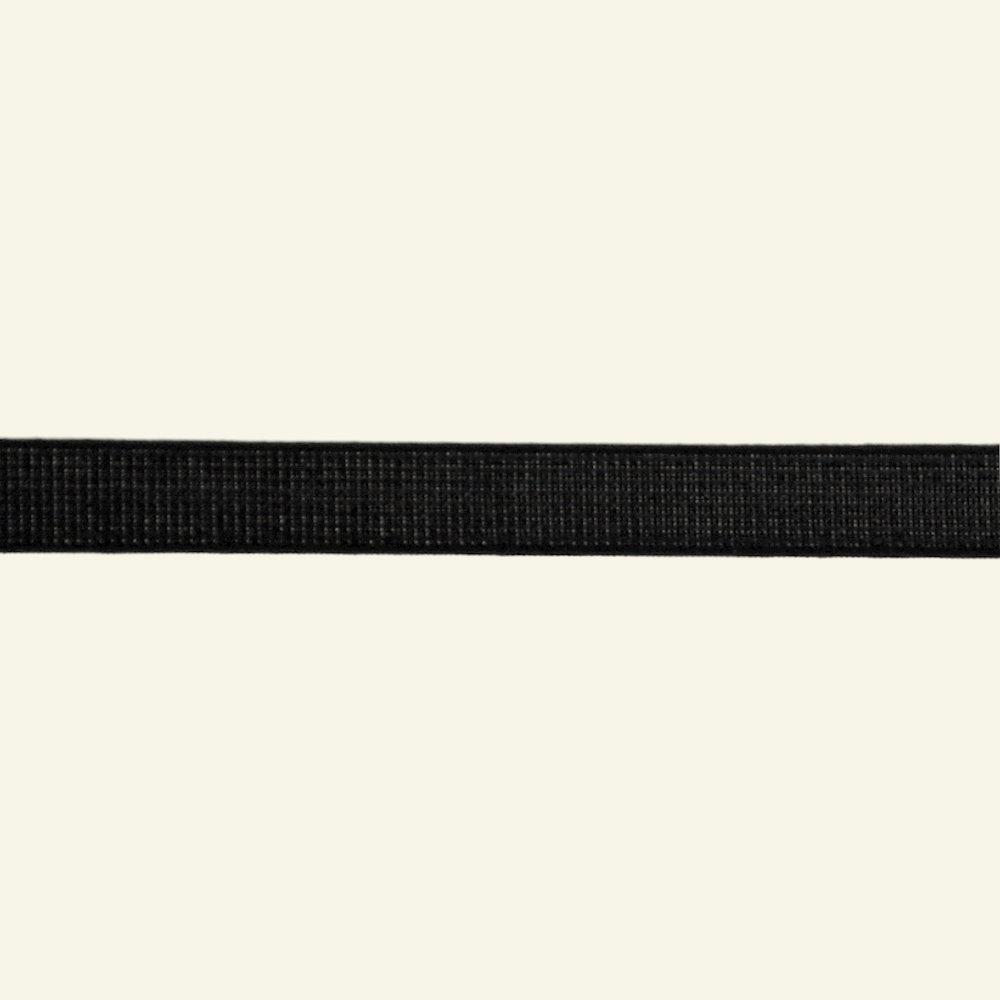 Billede af Rigilenebånd 12mm sort - metermål