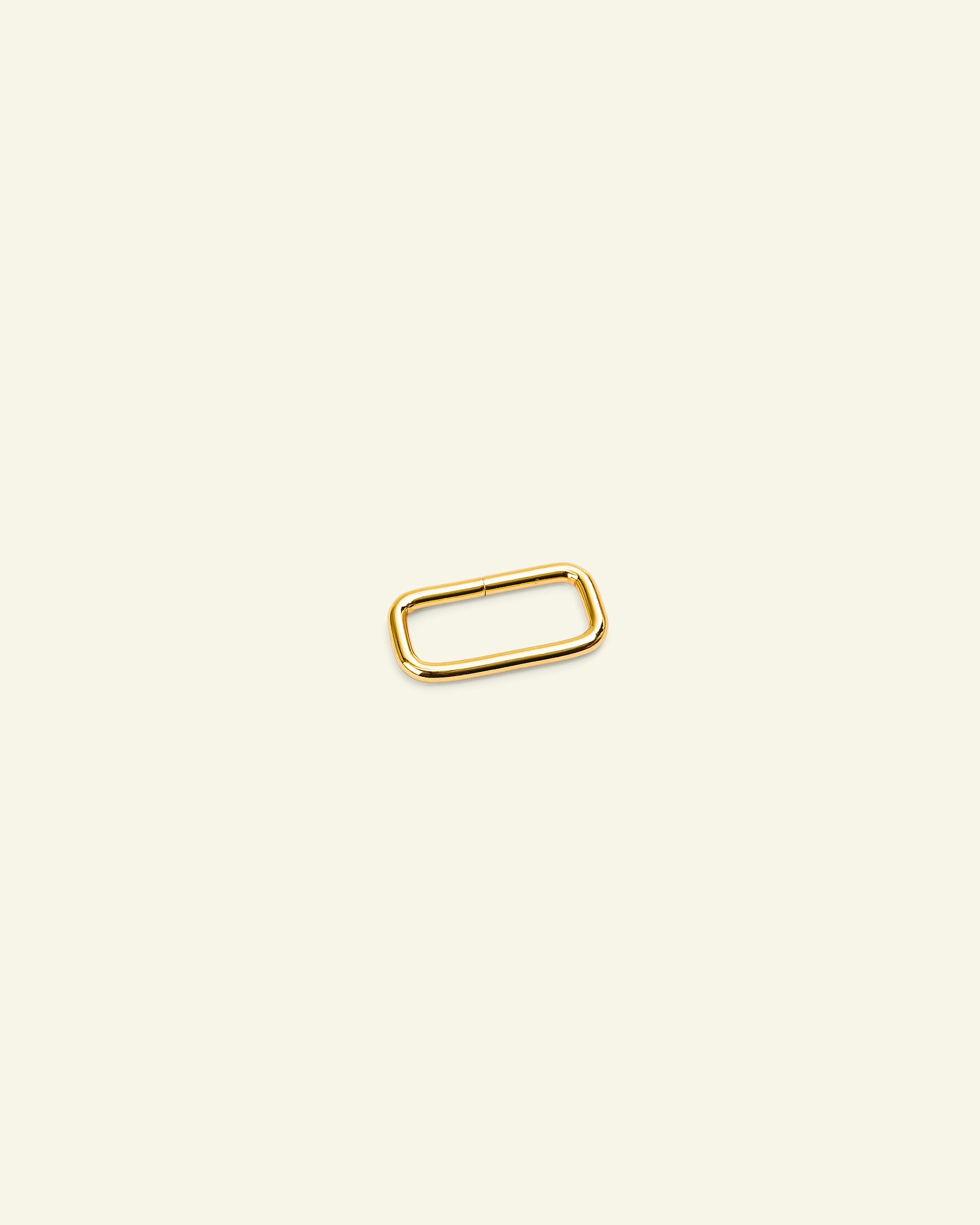 Ring square metal 25x10x3mm gold 1 pc 45105_pack