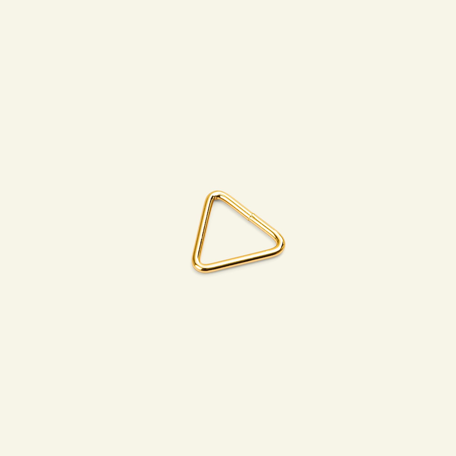 Ring trekantet metal 25mm guld 2 stk 45101_pack