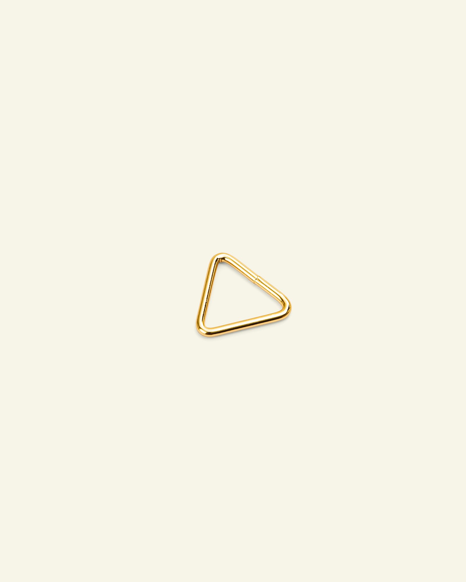 Ring triangular metal 25mm gold 2 pcs 45101_pack