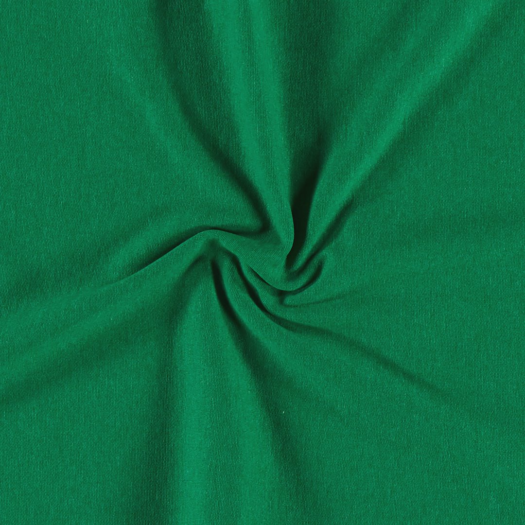Billede af Rundstrikket rib 1x1 grøn melange