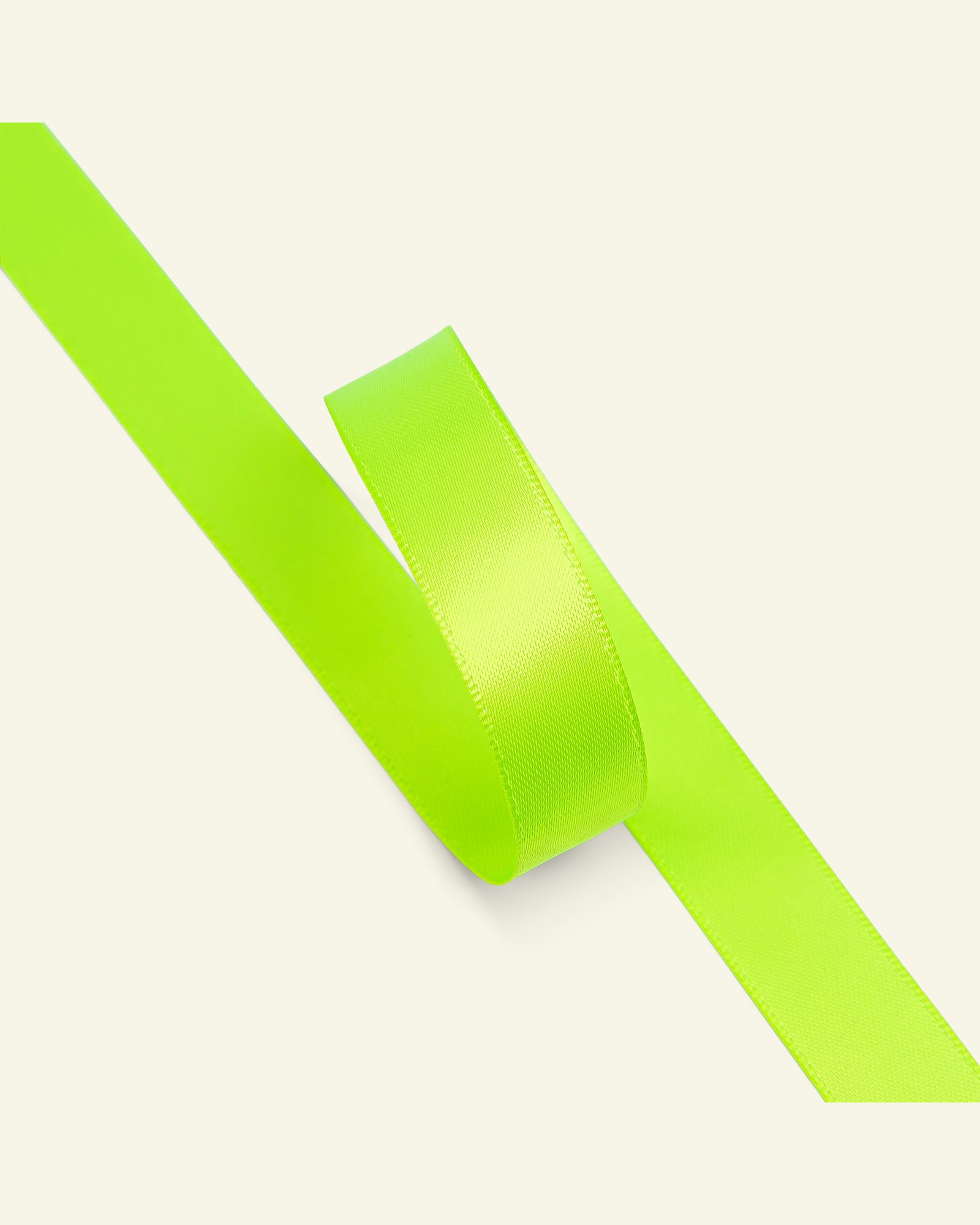 Satengbånd 15mm neongrønn 5m 27282_pack