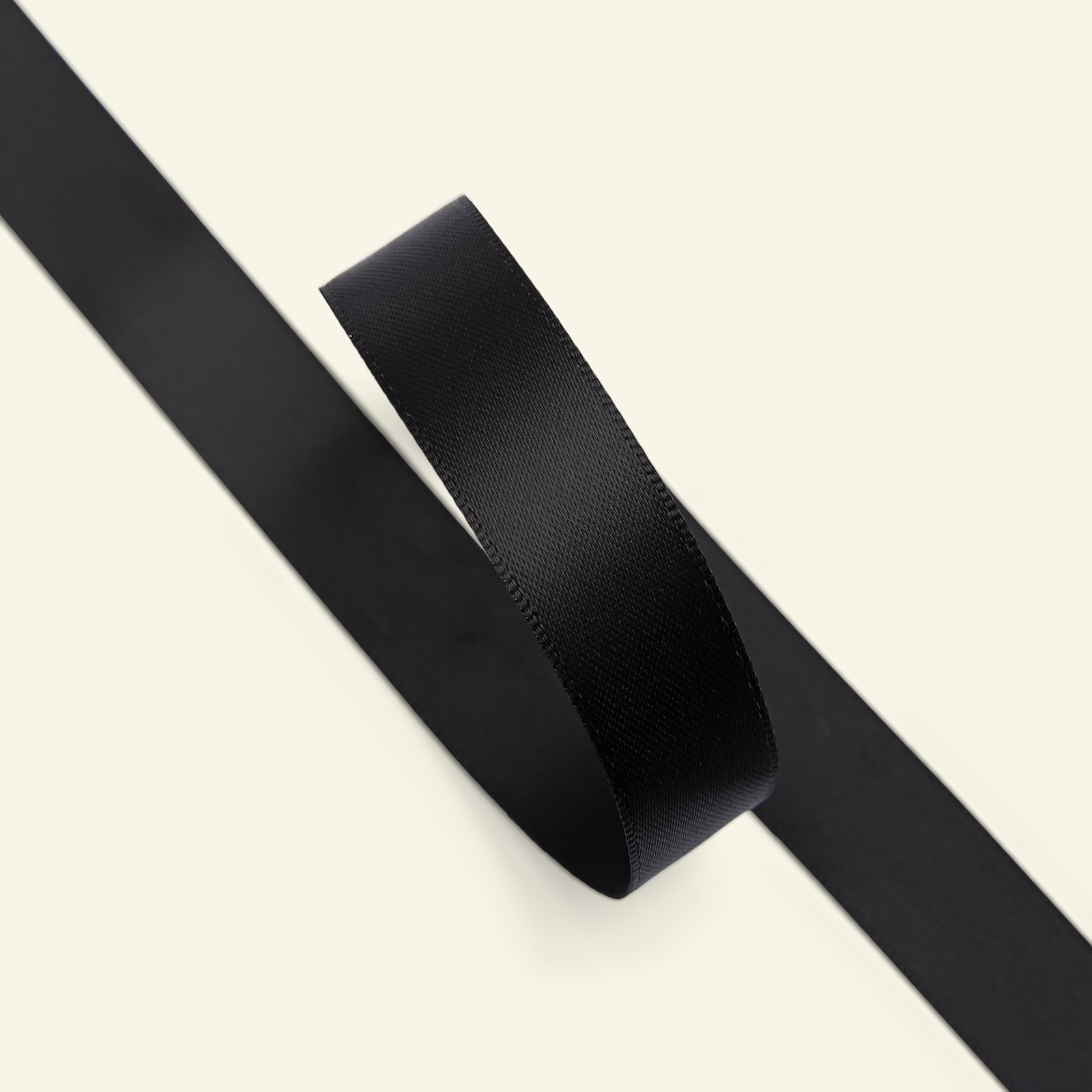 Satin ribbon 15mm black 25m 27343_pack