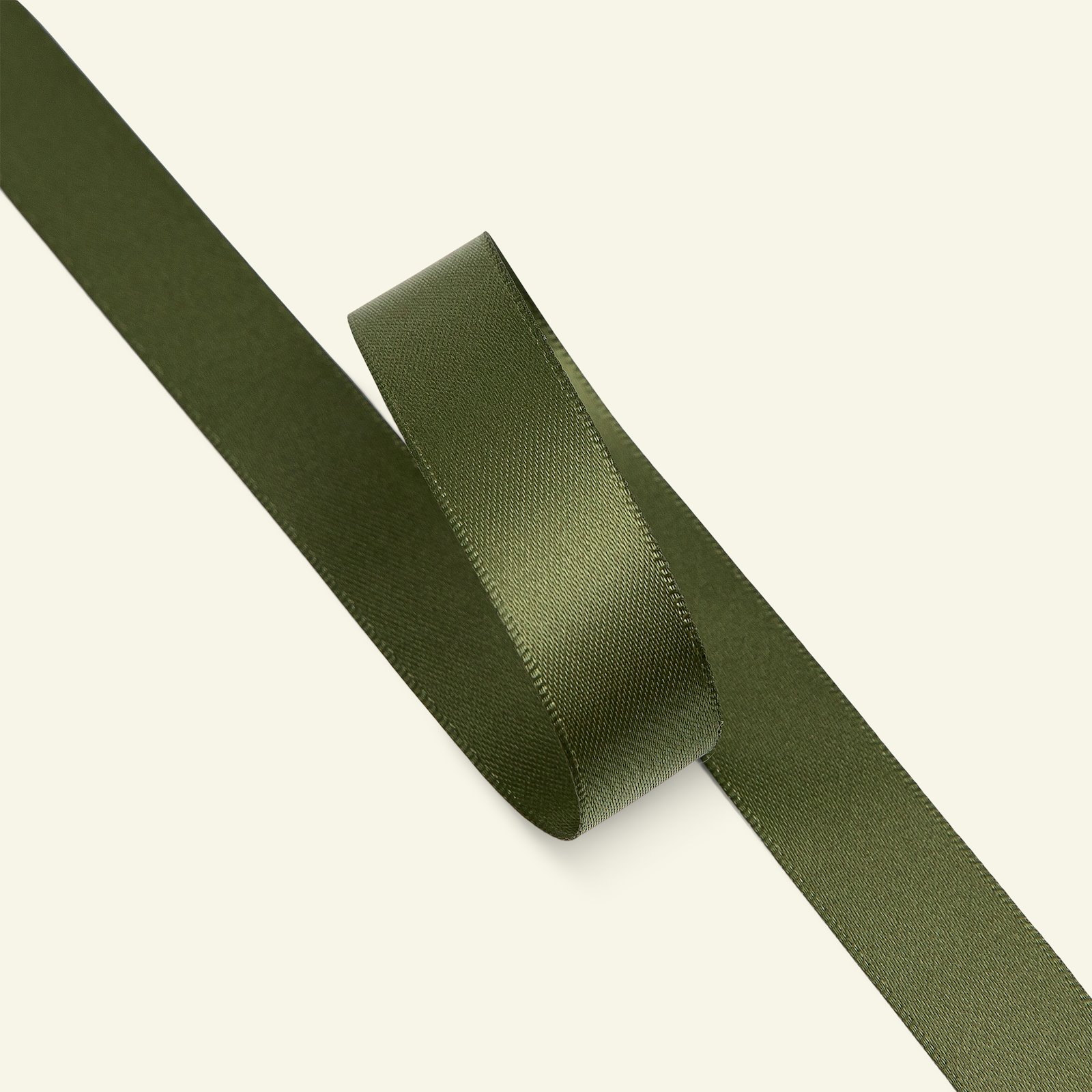 Satin ribbon 15mm light army green 5m 27234_pack