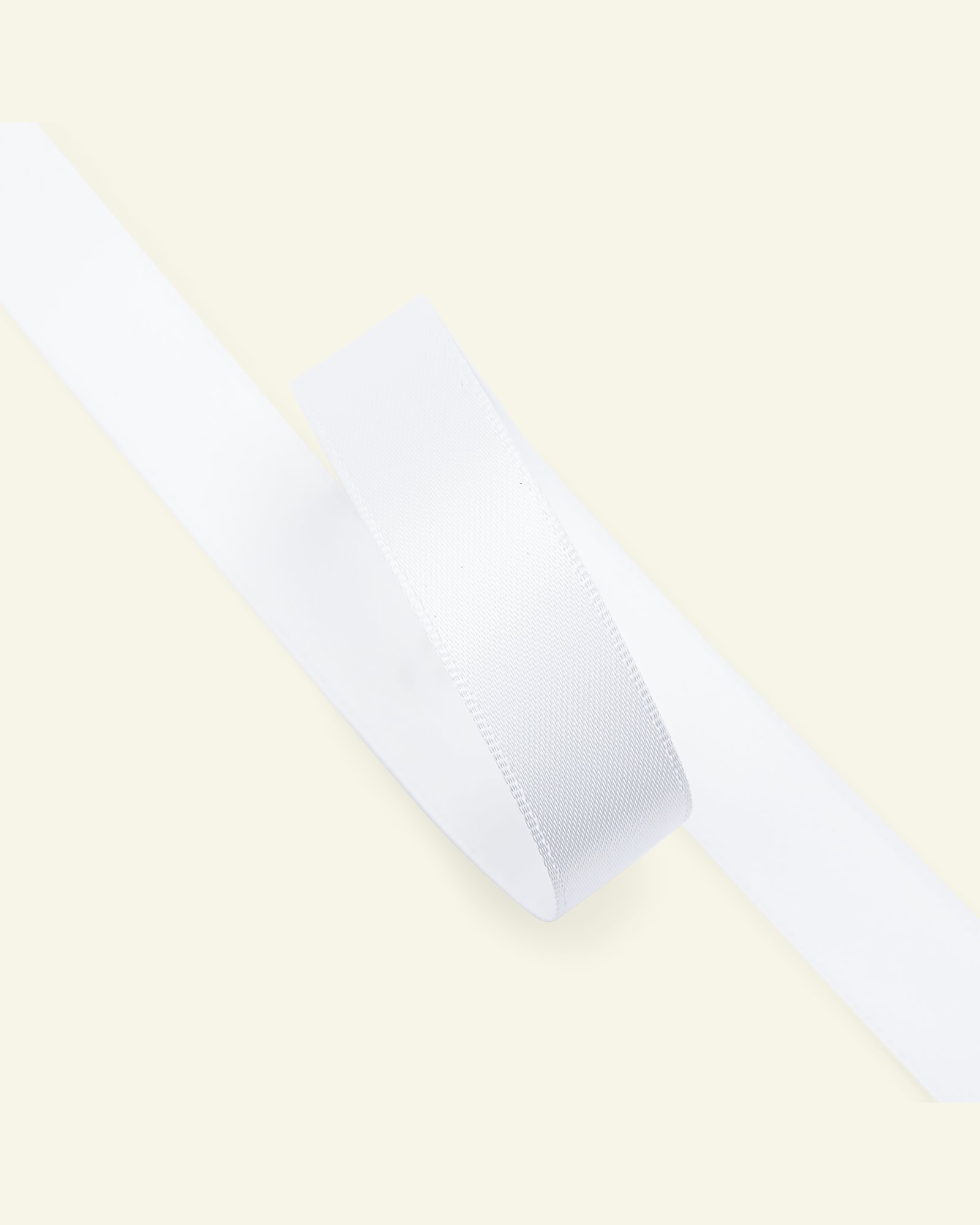 Satin ribbon 15mm white 25m 27301_pack