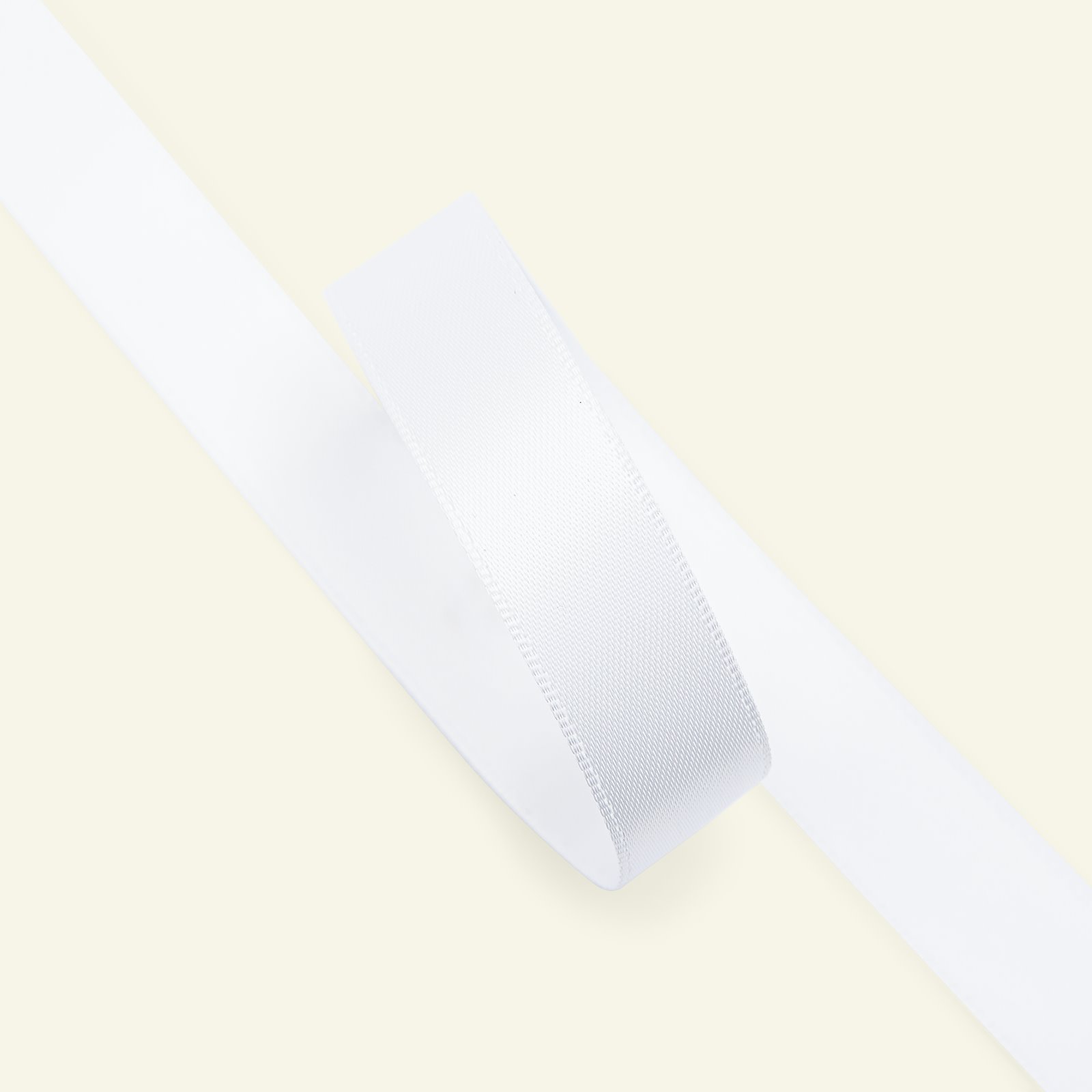 Satin ribbon 15mm white 5m 27201_pack