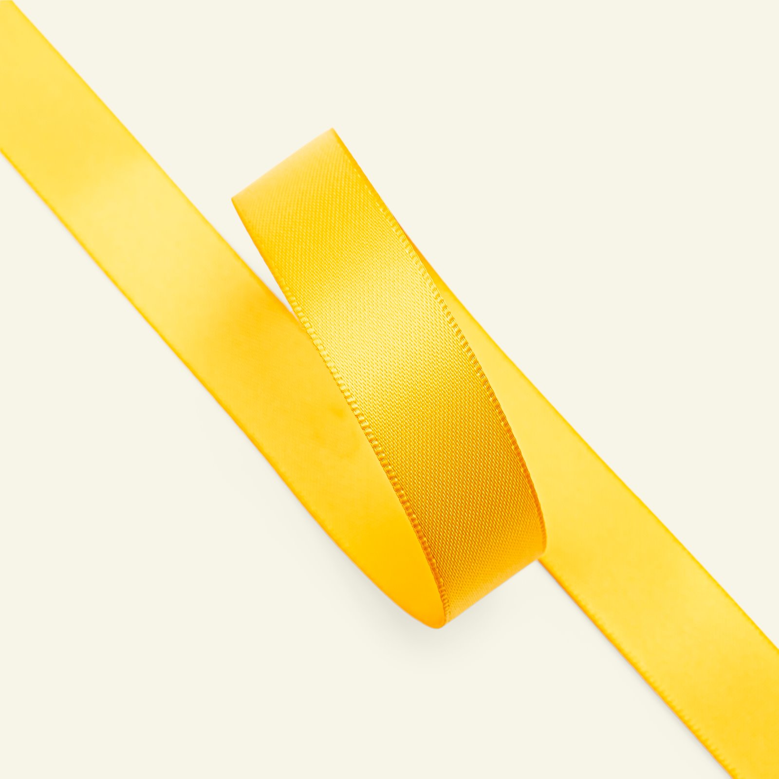 Satin ribbon 15mm yellow 25m 27305_pack